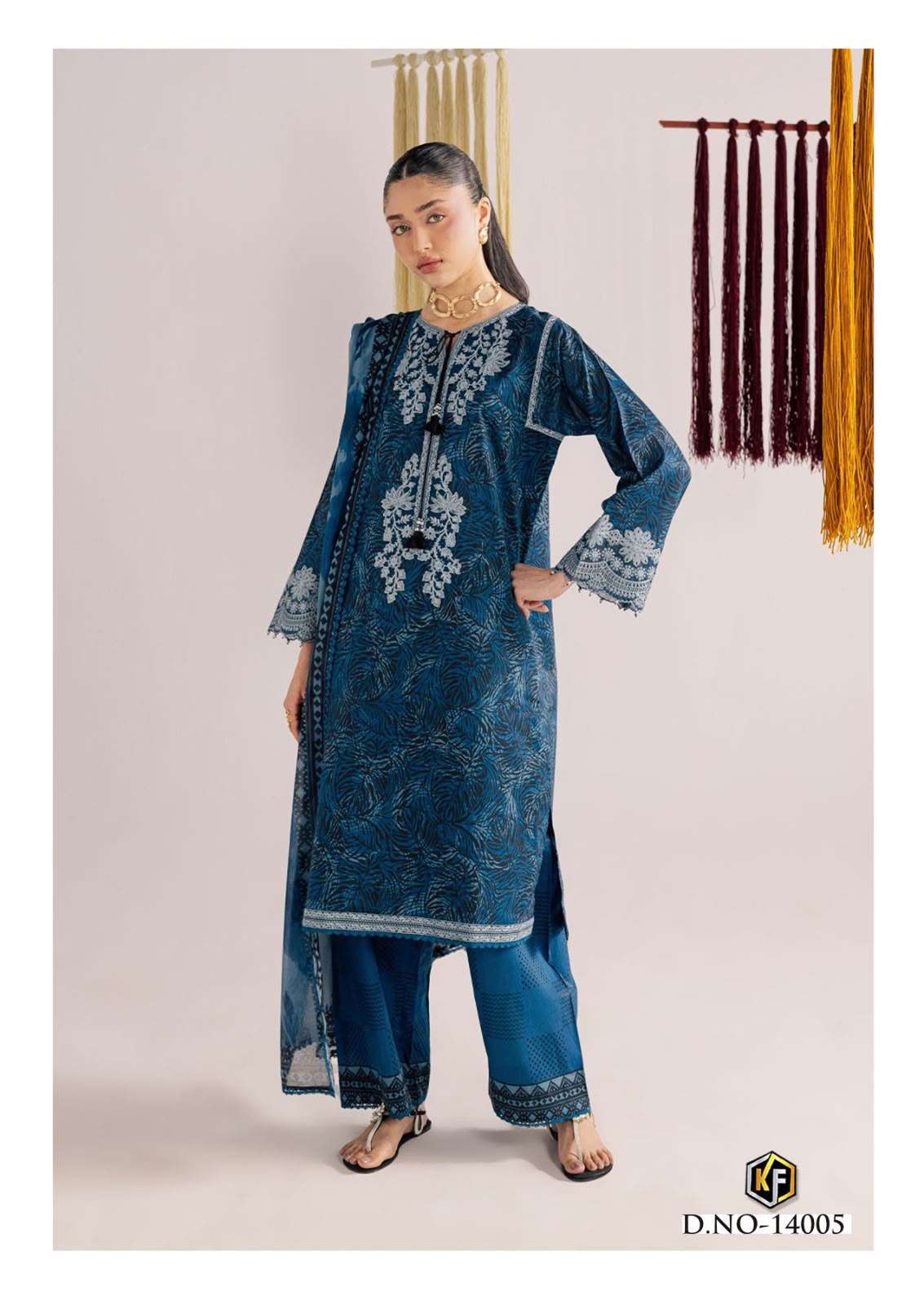KEVAL FAB KANEEZ HEAVY COTTON LUXURY COLLECTION VOL14 LAWN COTTON DIGITAL PRINT SALWAR SUIT