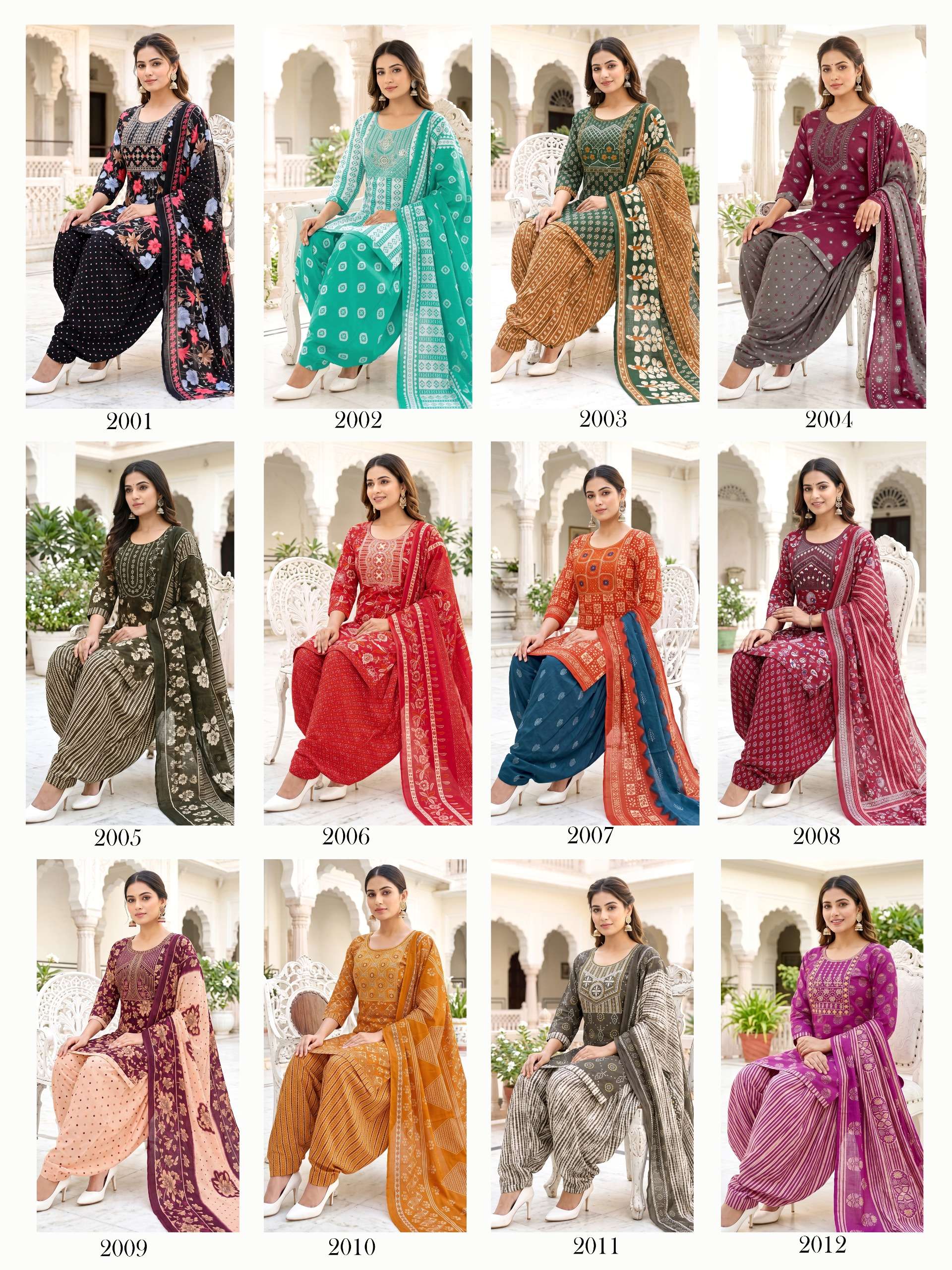 KRST COTTON HOUSE GHUNGHAT PATIYALA VOL 2 COTTON PRINTED PATIYALA SUITS 