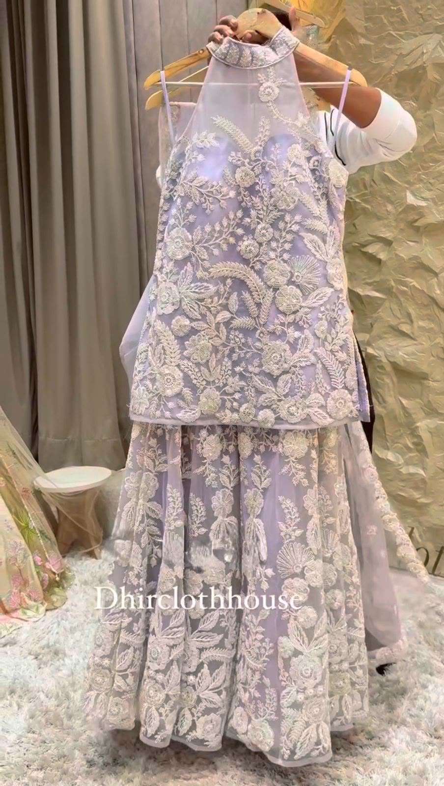 LG 1945 NET BEAUTIFUL DESIGNER LOOK PARTY WEAR LADIES SUIT 