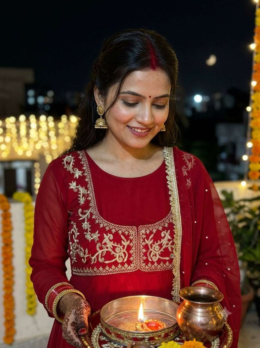 LG 2155 GEORGETTE DESIGNER FESTIVE WEAR LADIES SUIT