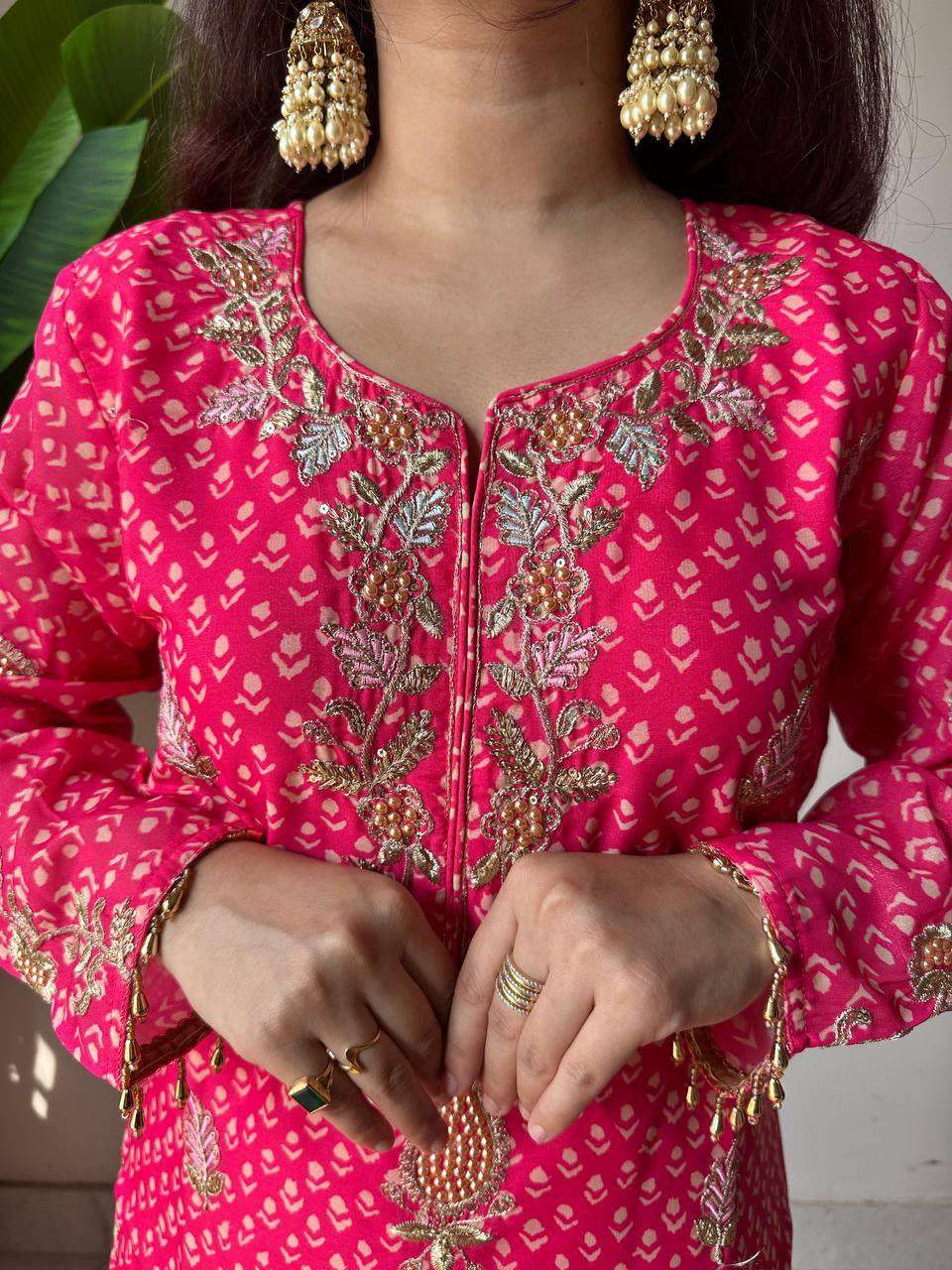 LM 07 BEAUTIFUL DESIGNER PARTY WEAR KURTI SHARARA AND DUPATTA SET 