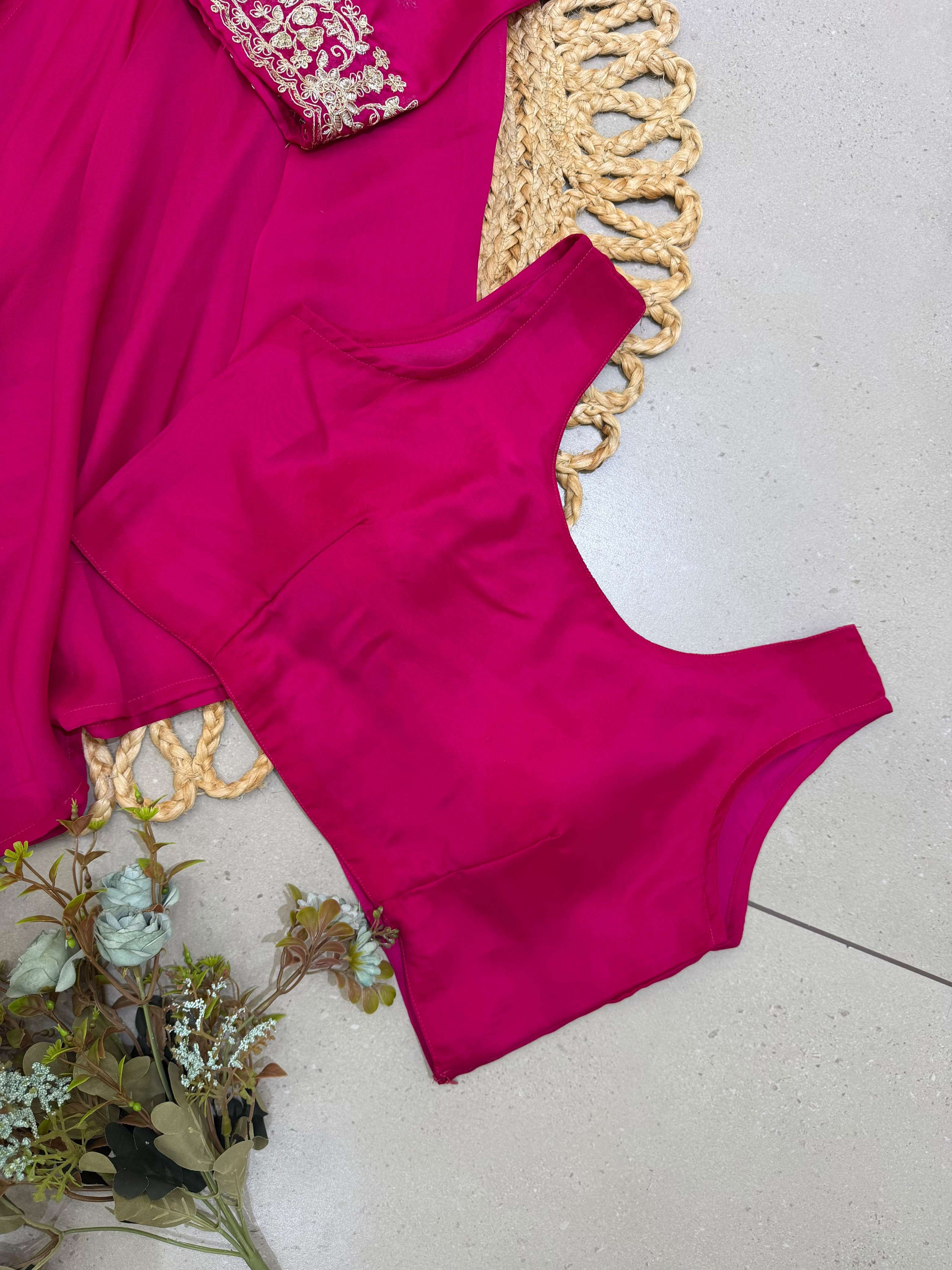 LM 35 SILK DESIGNER THREE PIECE INDO WESTERN STYLE DRESS