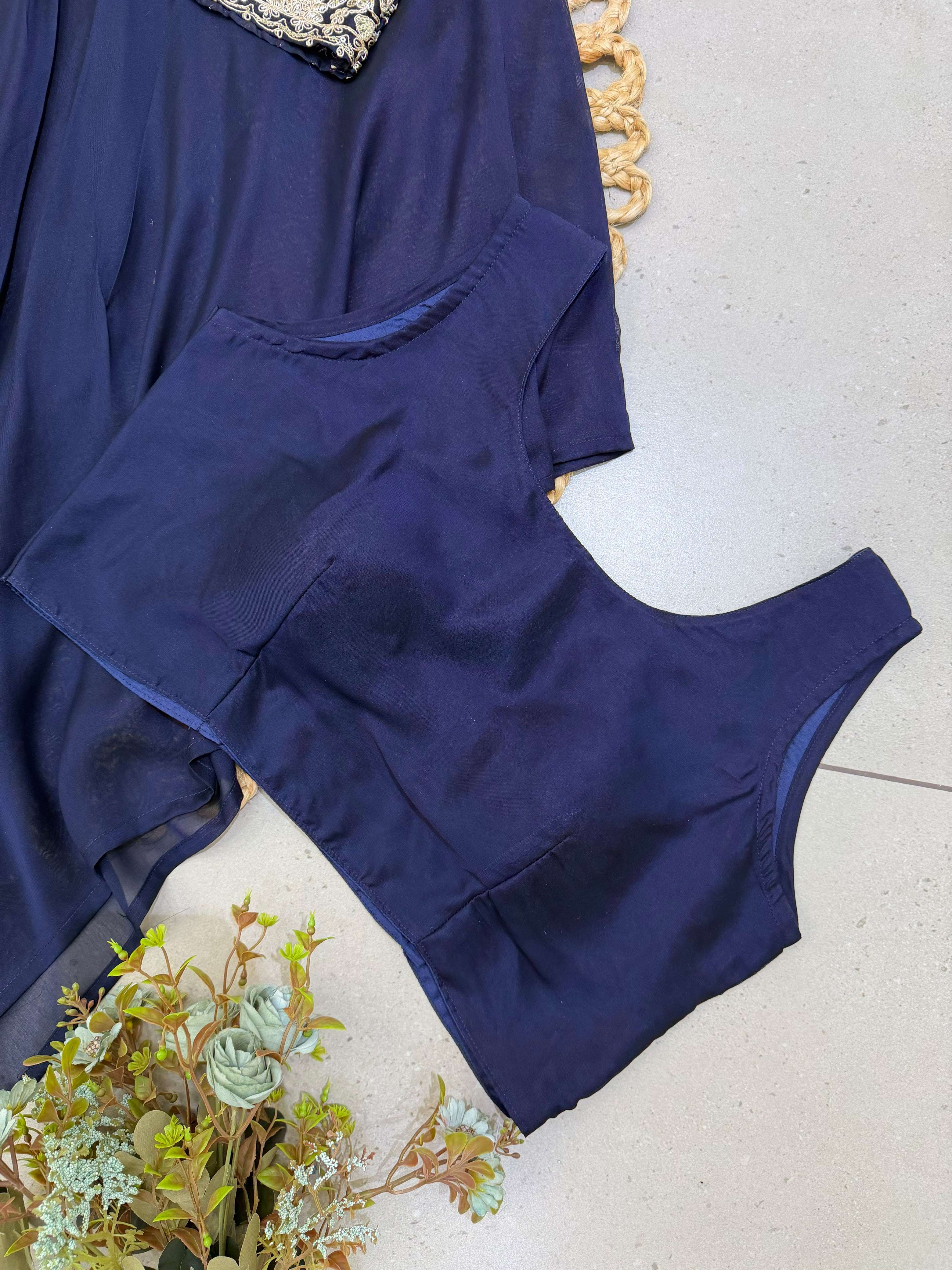 LM 35 SILK DESIGNER THREE PIECE INDO WESTERN STYLE DRESS