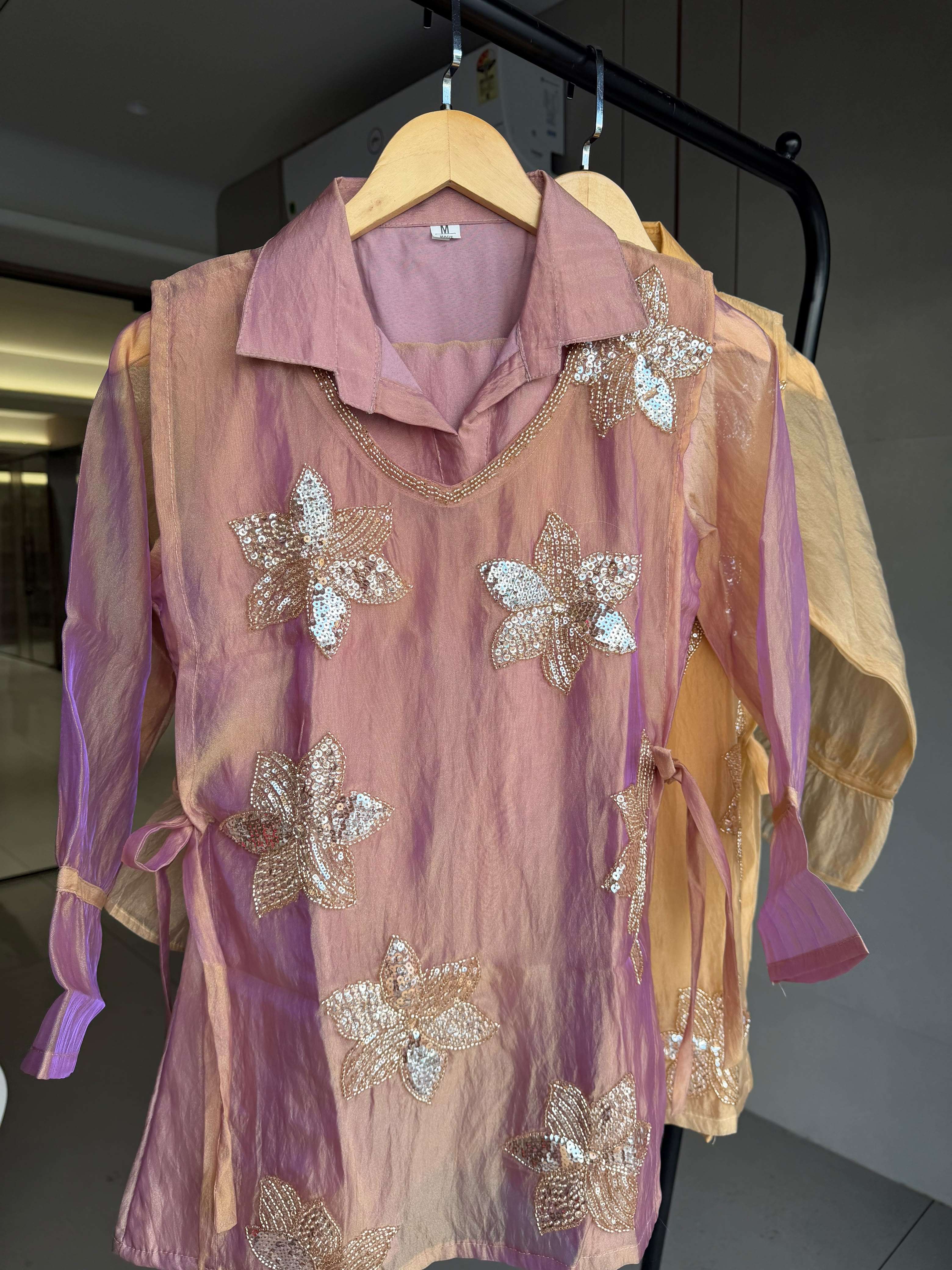 LM 36 SILK DESIGNER FUNCION THREE PIECE CO-ORD SET COLLECTION 