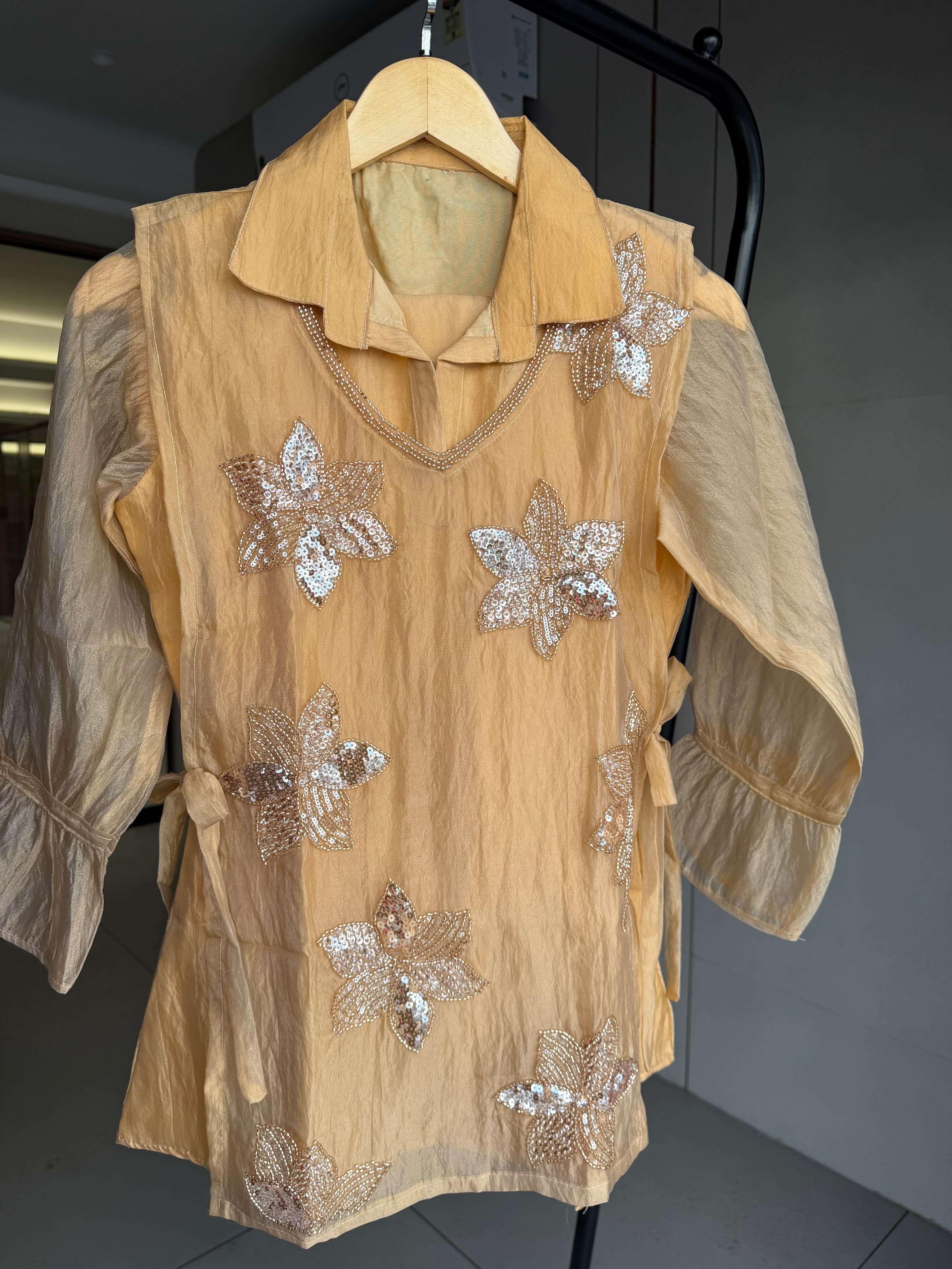 LM 36 SILK DESIGNER FUNCION THREE PIECE CO-ORD SET COLLECTION 