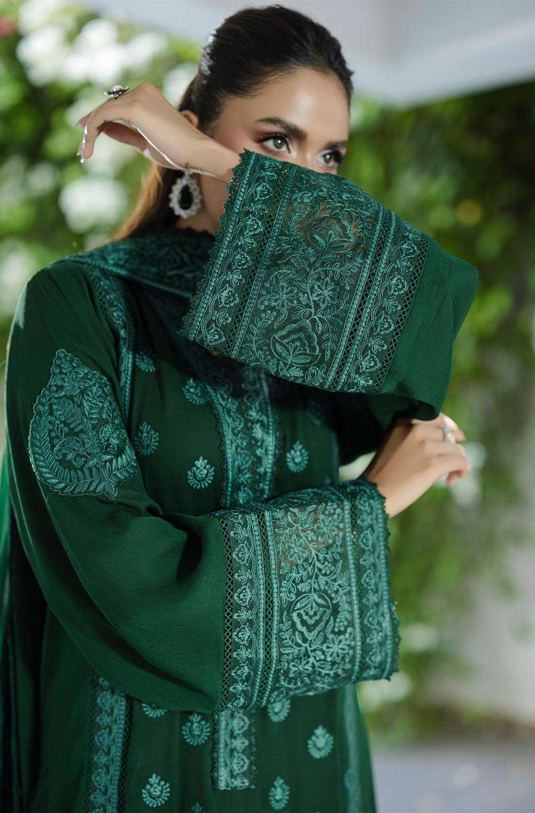LM 39 GEORGETTE DESIGNER WORK PAKISTANI STYLE FESTIVE WEAR SUIT