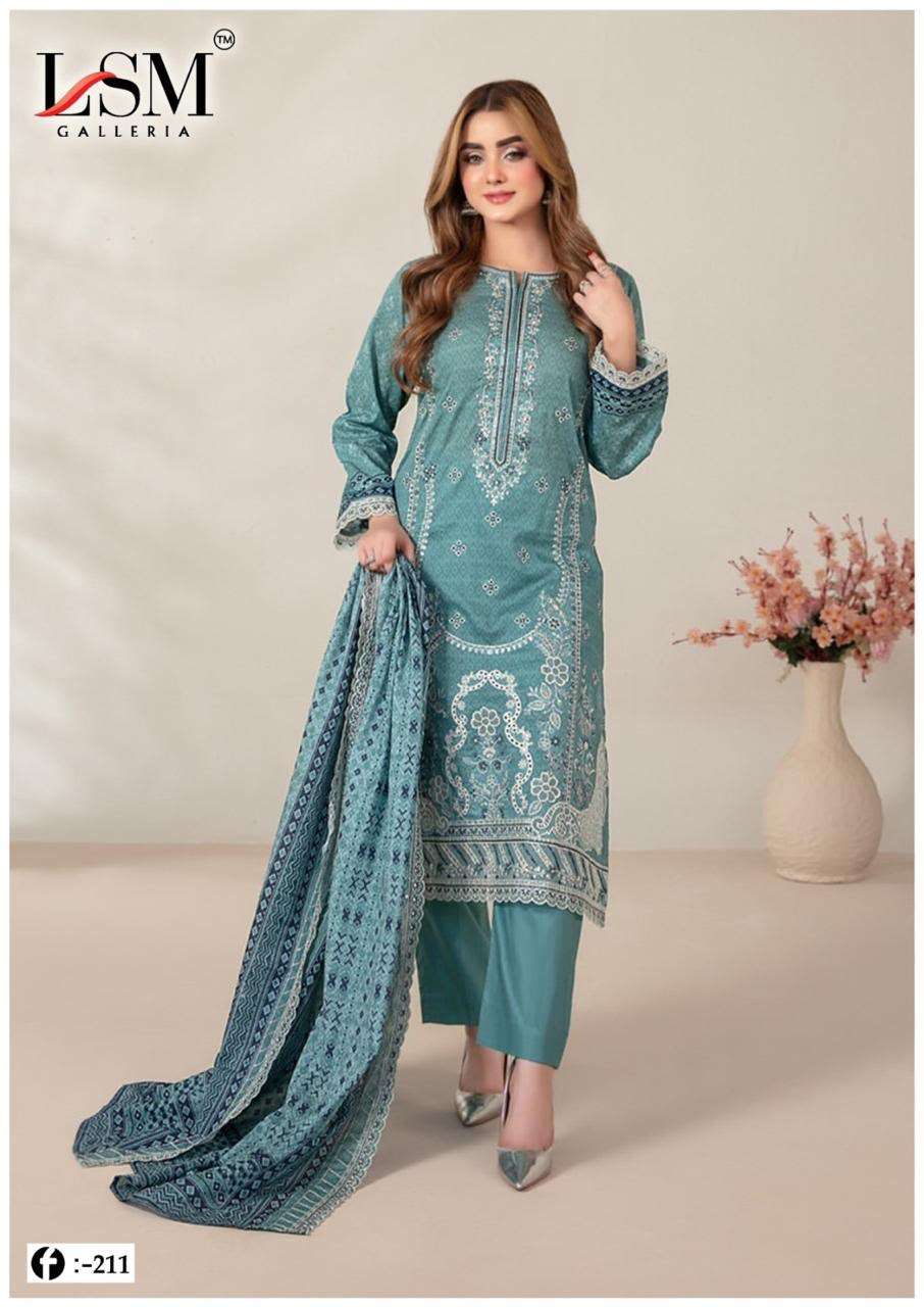 LSM GALLERIA FIRDOUS QUEEN LAWN VOL 21 LAWN COTTON DIGITAL PRINT SALWAR SUIT 