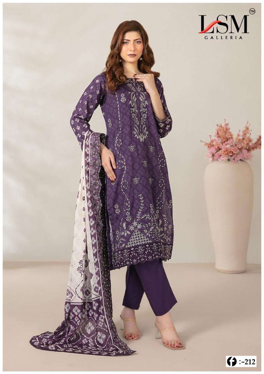 LSM GALLERIA FIRDOUS QUEEN LAWN VOL 21 LAWN COTTON DIGITAL PRINT SALWAR SUIT 