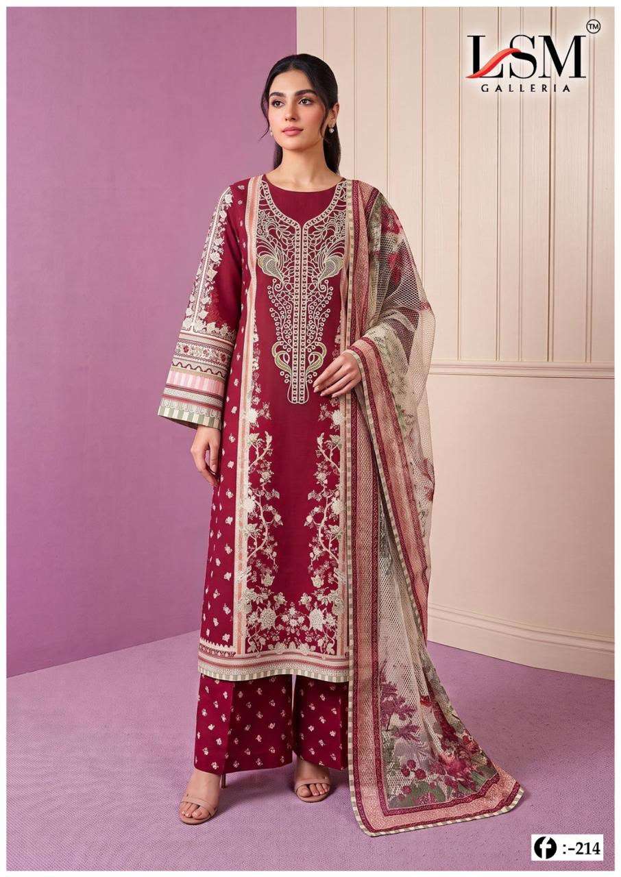 LSM GALLERIA FIRDOUS QUEEN LAWN VOL 21 LAWN COTTON DIGITAL PRINT SALWAR SUIT 