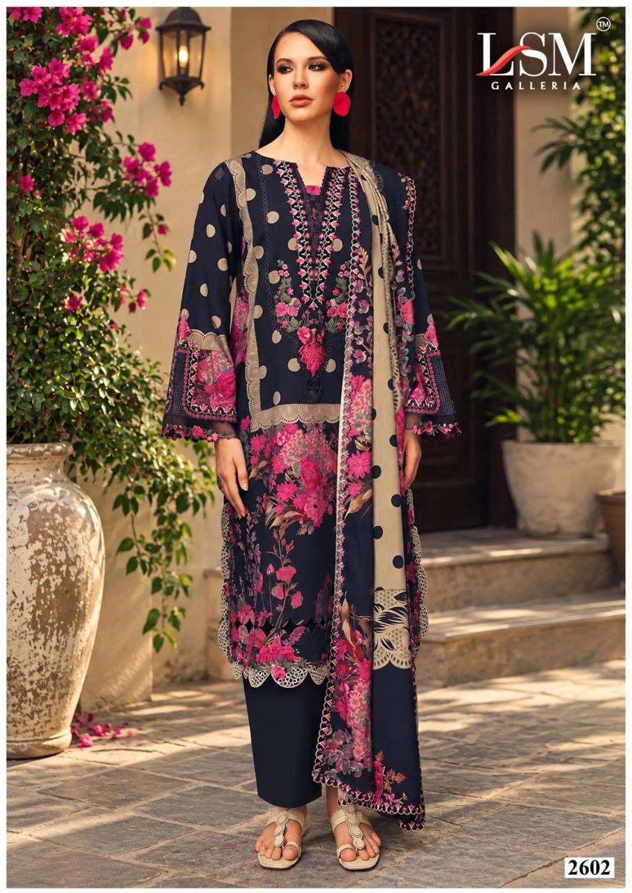 LSM GALLERIA PARIAN DREAM HEAVY LUXURY LAWN COLLECTION VOL 26