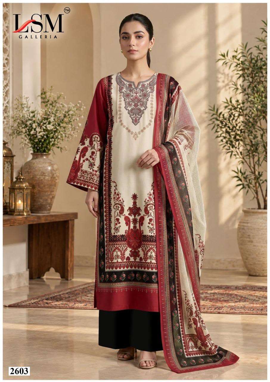 LSM GALLERIA PARIAN DREAM HEAVY LUXURY LAWN COLLECTION VOL 26
