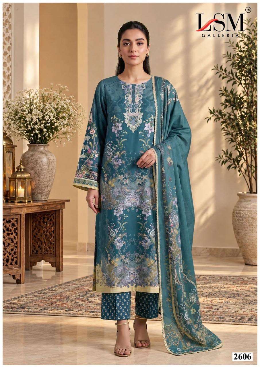 LSM GALLERIA PARIAN DREAM HEAVY LUXURY LAWN COLLECTION VOL 26