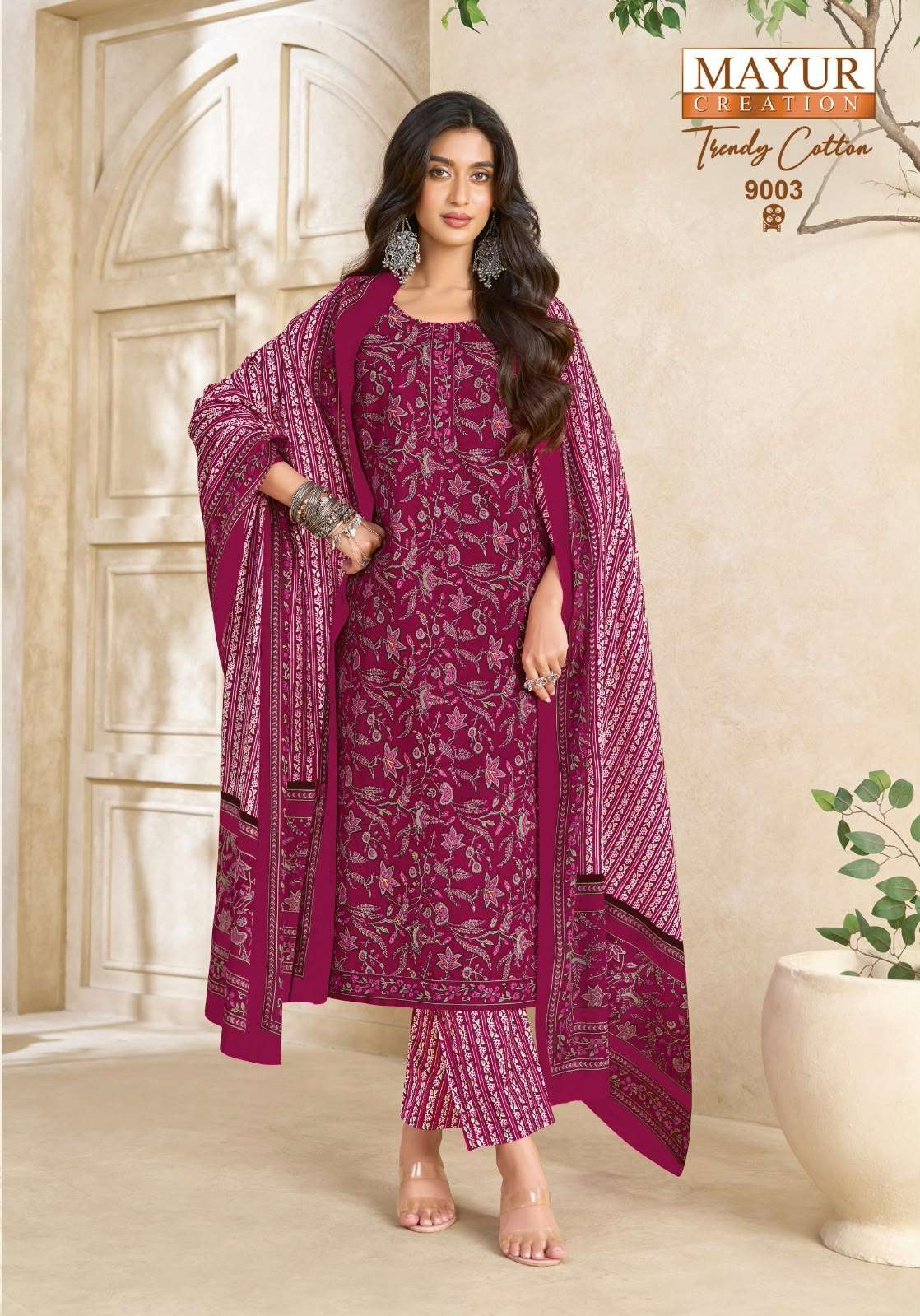 MAYUR CREATION TRENDY COTTON VOL 9 COTTON PRINTED DRESS MATERIAL 