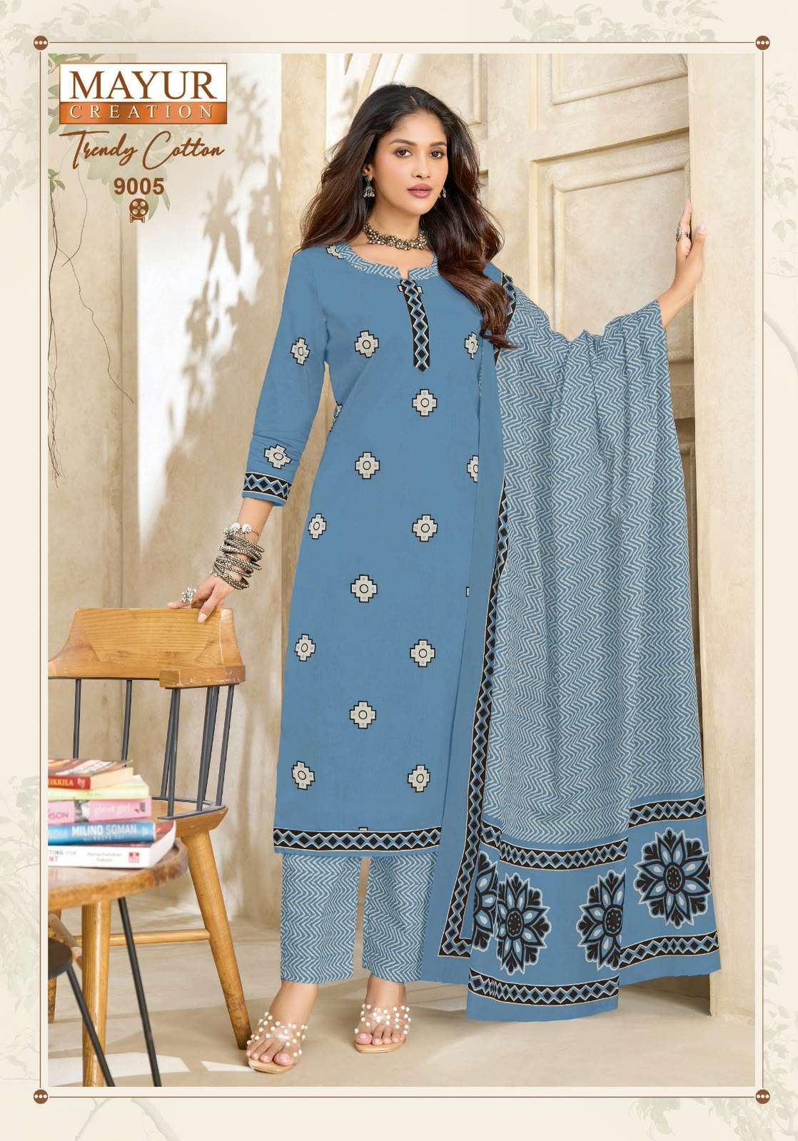 MAYUR CREATION TRENDY COTTON VOL 9 COTTON PRINTED DRESS MATERIAL 