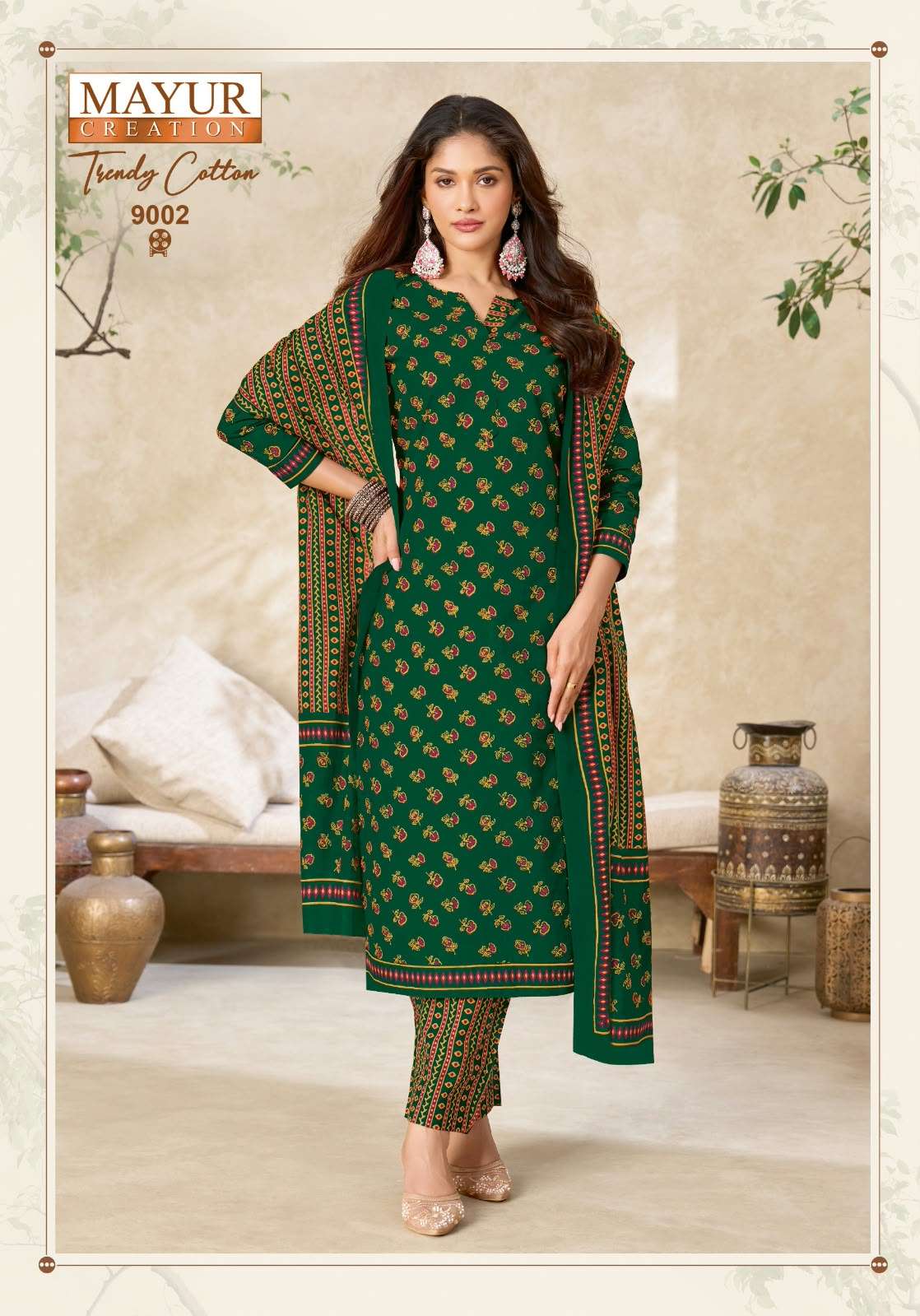 MAYUR CREATION TRENDY COTTON VOL 9 COTTON PRINTED DRESS MATERIAL 