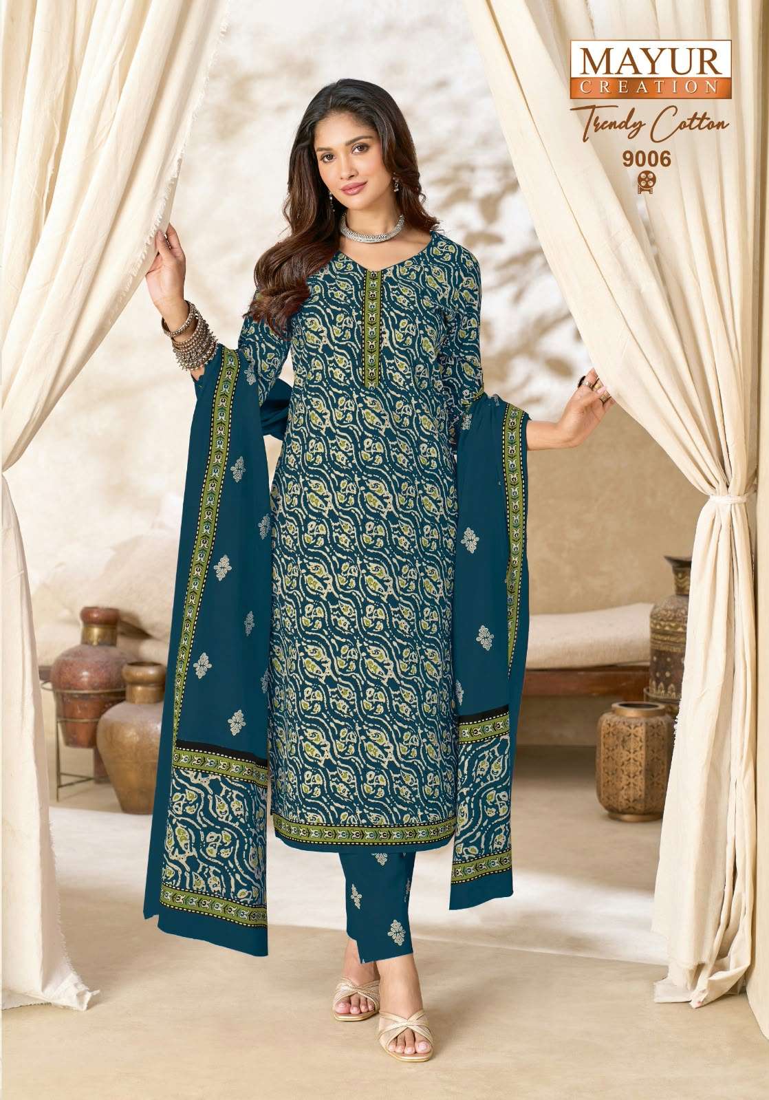 MAYUR CREATION TRENDY COTTON VOL 9 COTTON PRINTED DRESS MATERIAL 