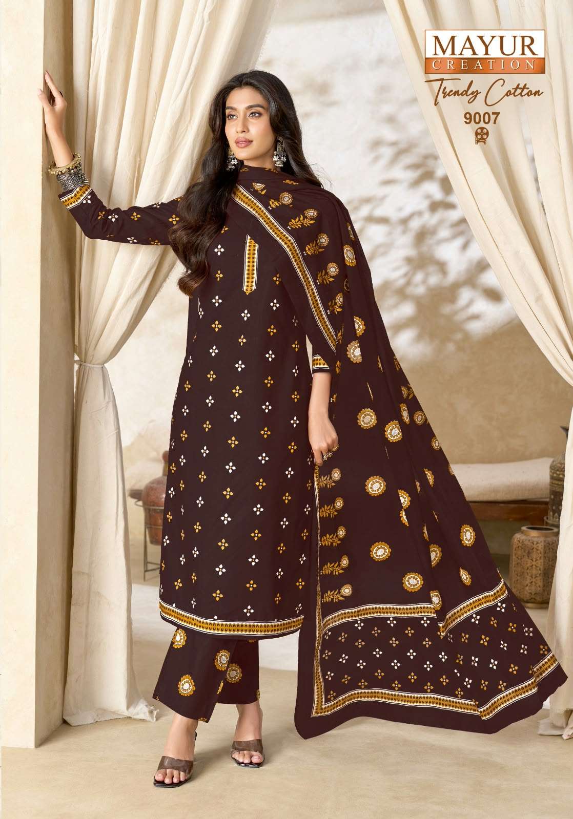 MAYUR CREATION TRENDY COTTON VOL 9 COTTON PRINTED DRESS MATERIAL 