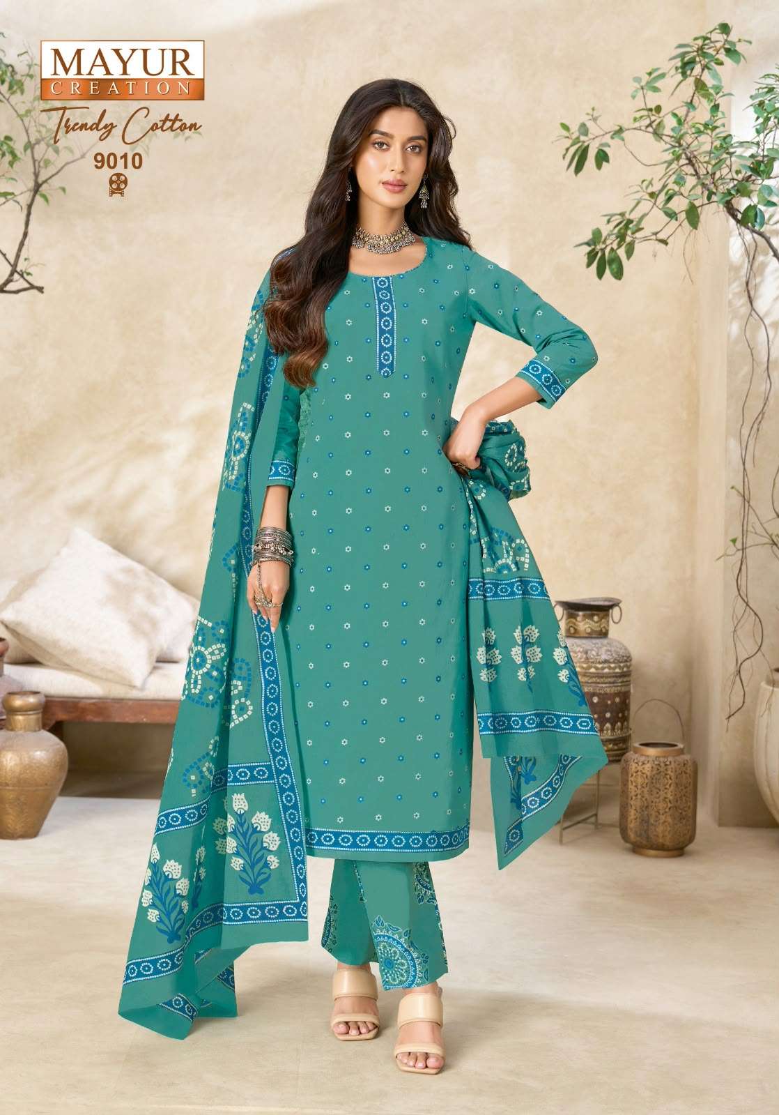 MAYUR CREATION TRENDY COTTON VOL 9 COTTON PRINTED DRESS MATERIAL 