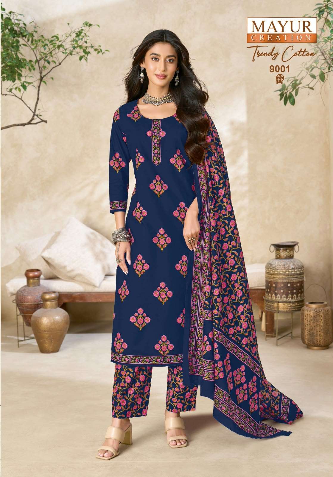 MAYUR CREATION TRENDY COTTON VOL 9 COTTON PRINTED DRESS MATERIAL 