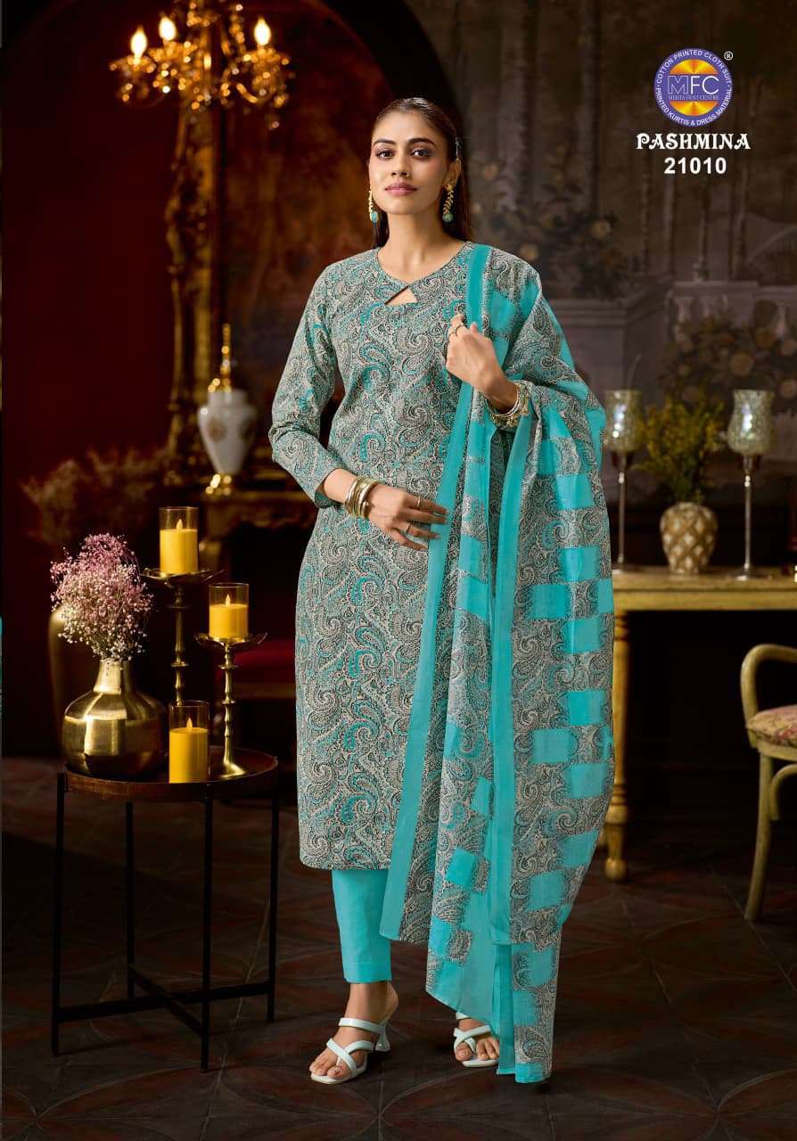 MFC PASHMINA VOL 21 HEAVY COTTON PRINTED LADIES SUIT