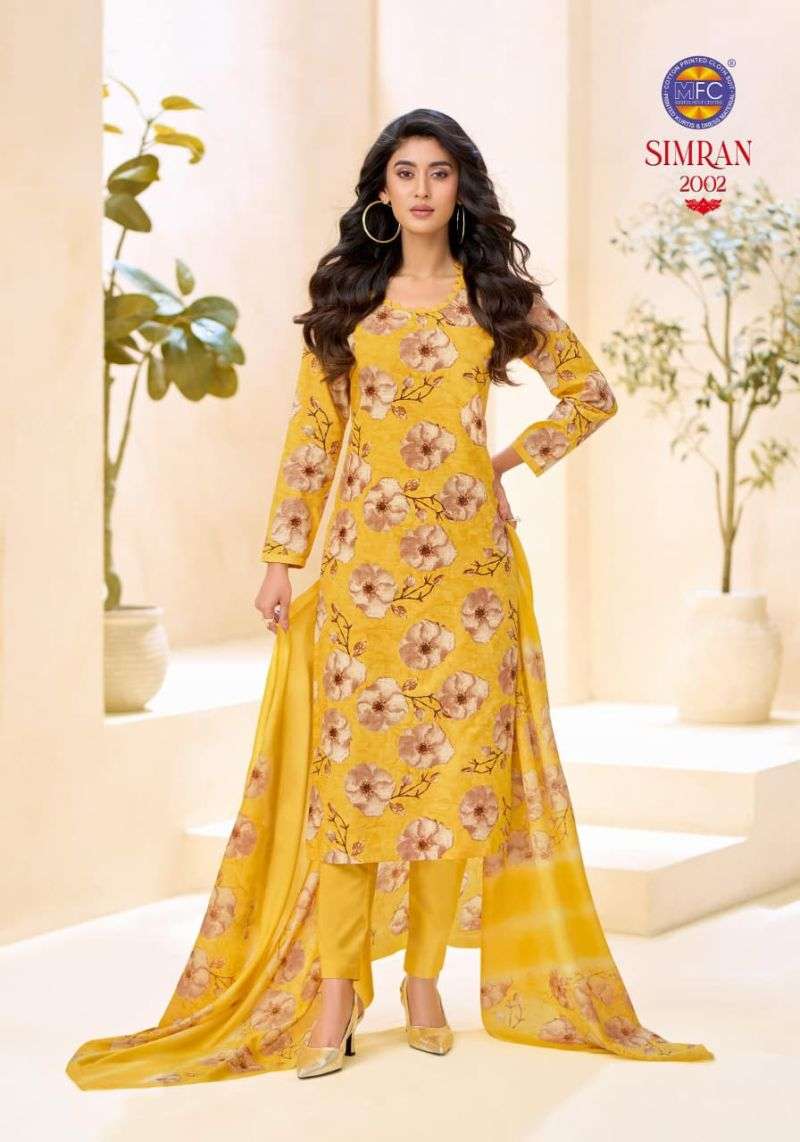 MFC SIMRAN VOL 2 HEAVY COTTON PRINTED LADIES SUIT