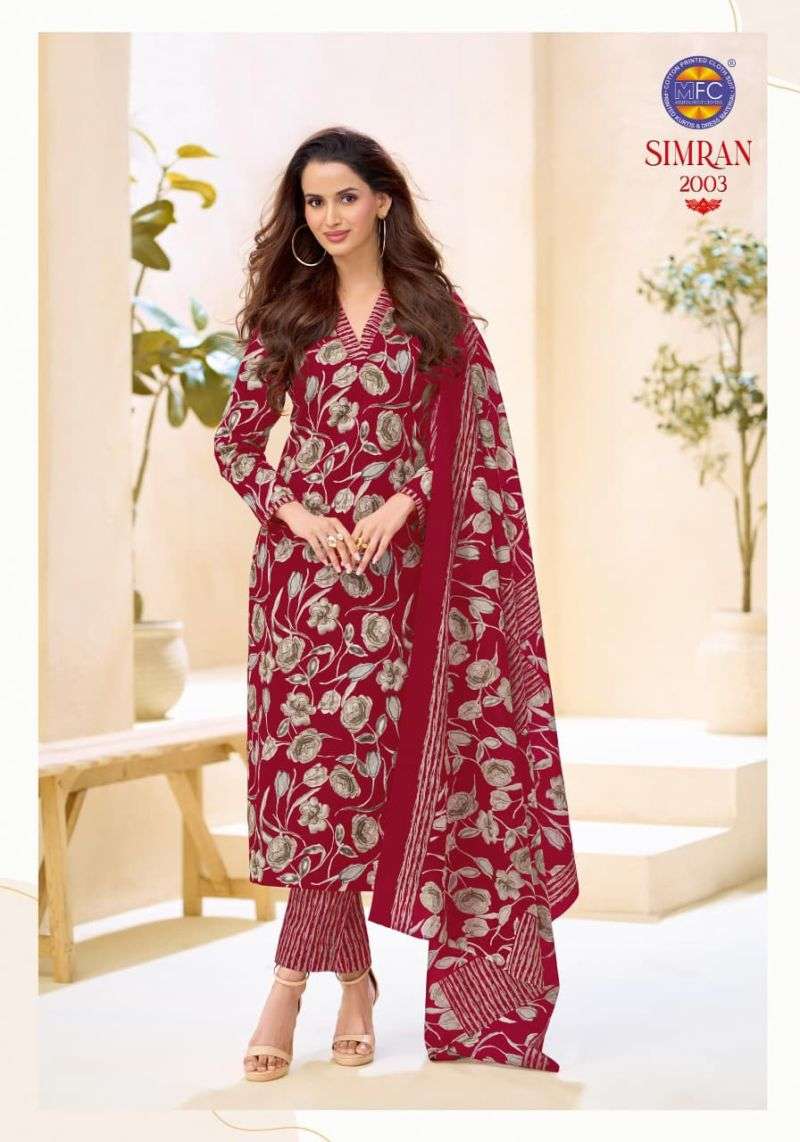 MFC SIMRAN VOL 2 HEAVY COTTON PRINTED LADIES SUIT