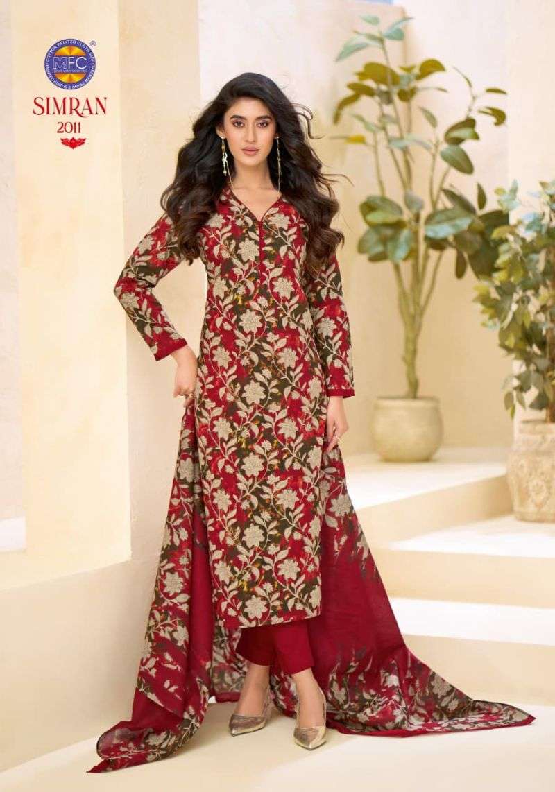 MFC SIMRAN VOL 2 HEAVY COTTON PRINTED LADIES SUIT