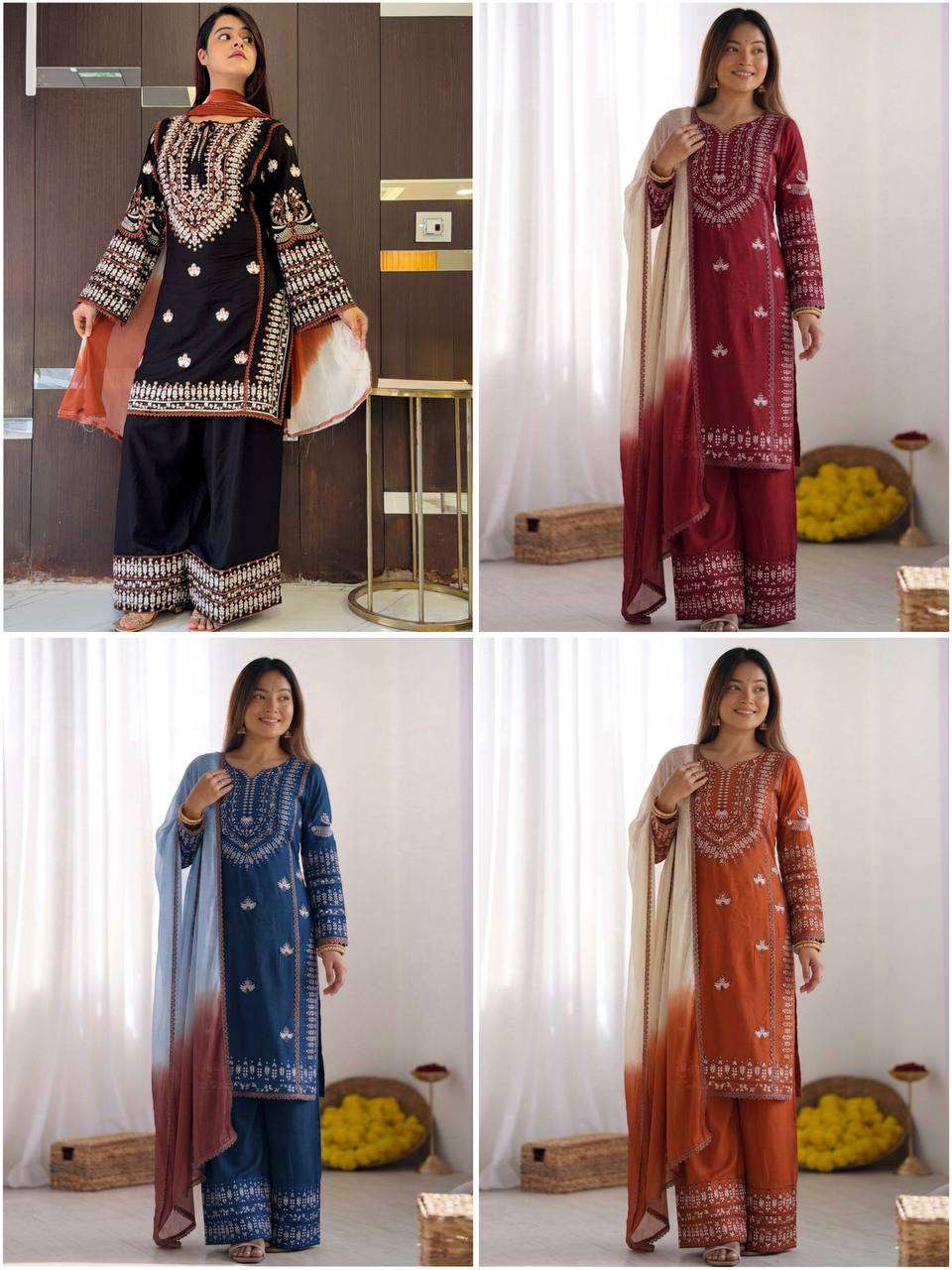 NSR 888 COTTON THREAD WORK DESIGNER PAKISTANI STYLE LADIES SUIT