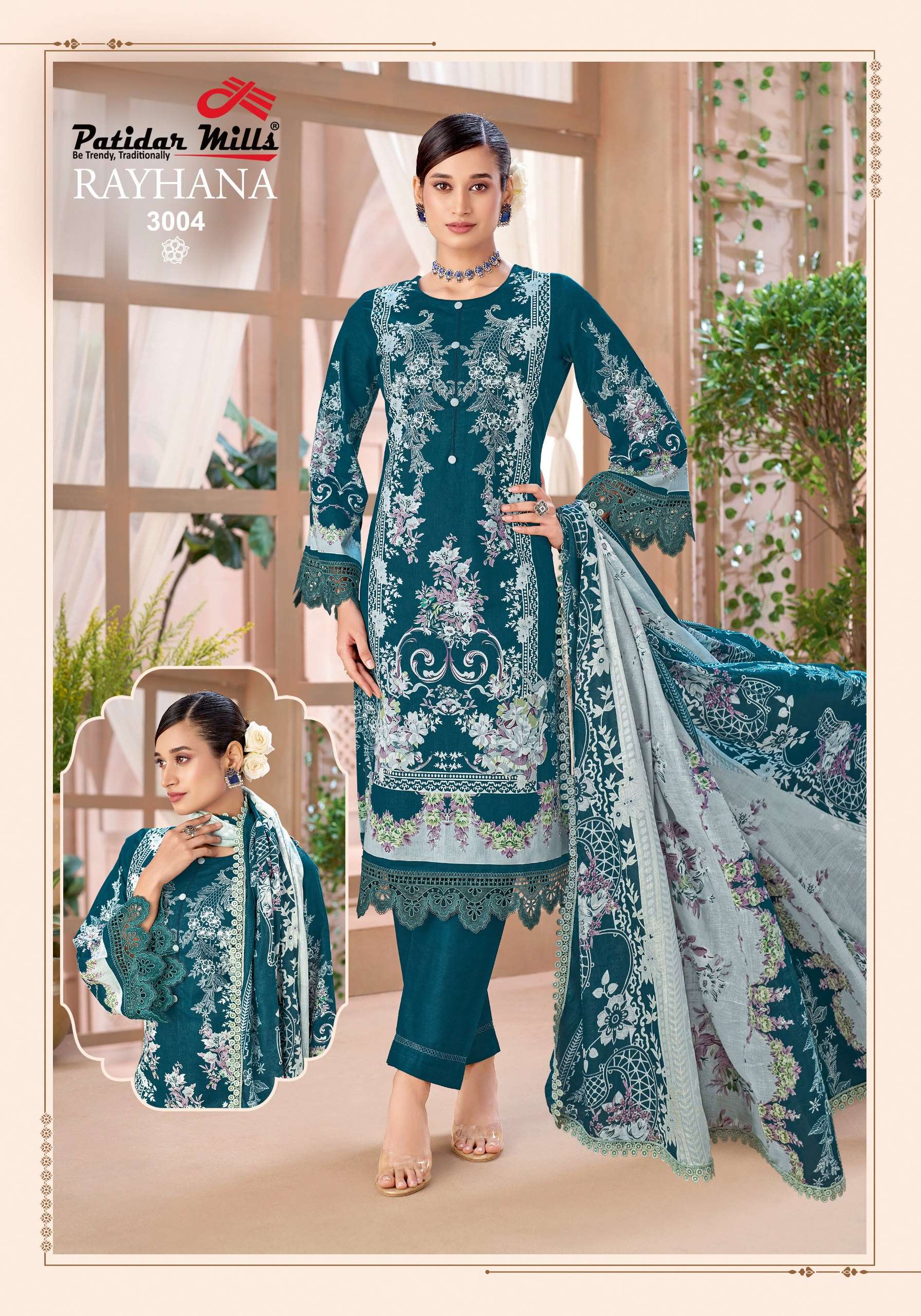 PATIDAR MILLS RAYHANA VOL 3 COTTON DIGITAL PRINT SALWAR SUIT