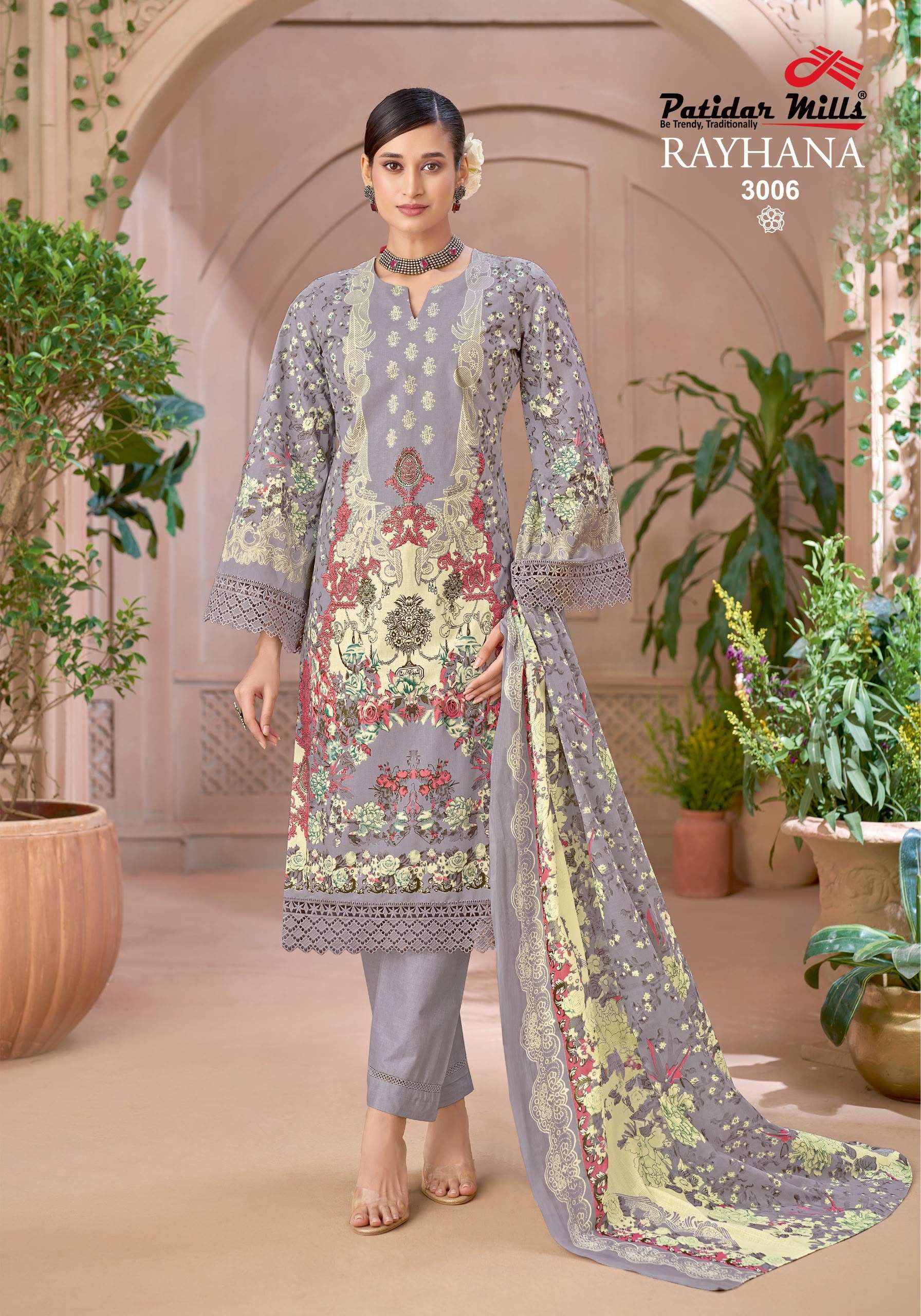 PATIDAR MILLS RAYHANA VOL 3 COTTON DIGITAL PRINT SALWAR SUIT