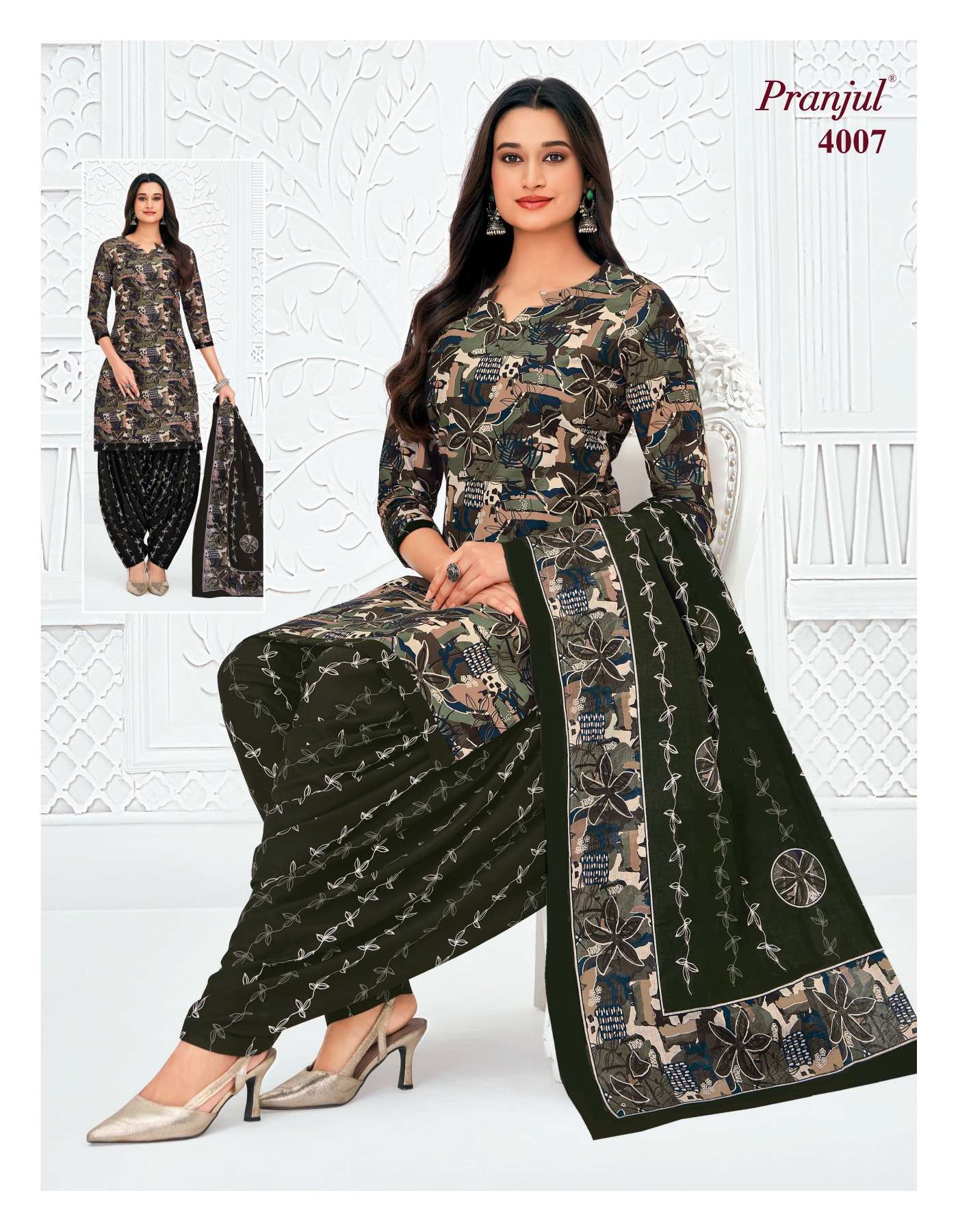 PRANJUL FASHION PRIYANSHI VOL 40 COTTON PRINTED PATIYALA DRESS 