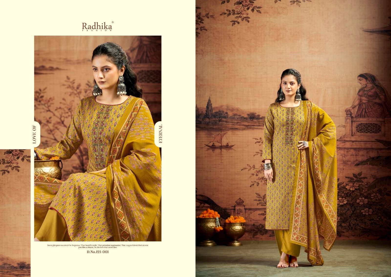 RADHIKA FASHION AZARA KALKI ADVANCE VOL 5 JAM SATIN PRINT WITH EMBROIDERY WORK SUIT