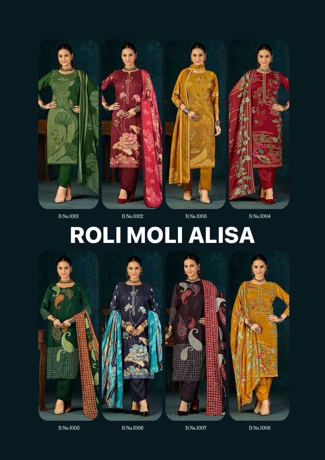 ROLI MOLI CREATION ALISA PASHMINA PRINT WITH FANCY EMBROIDERY WORK SUIT