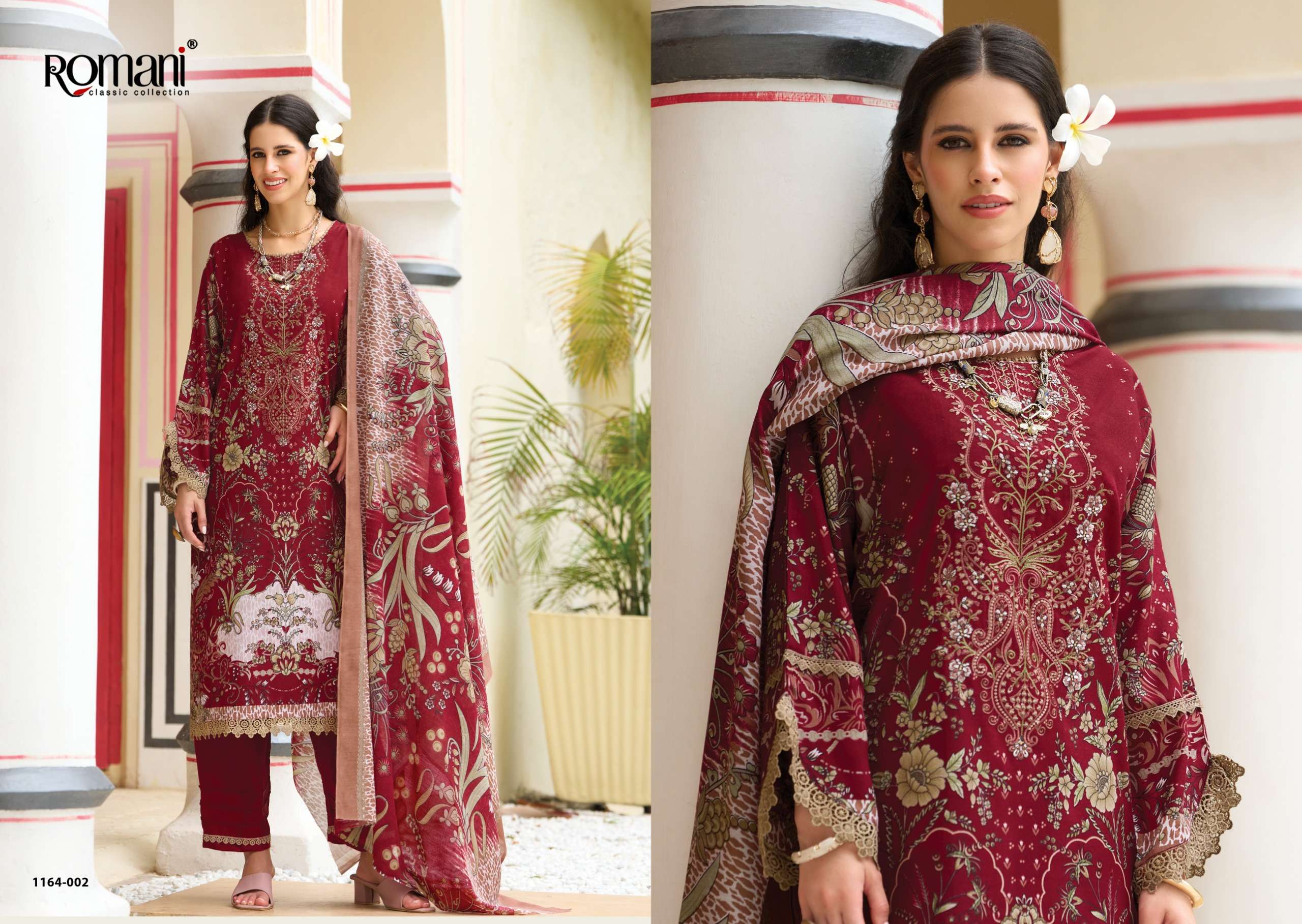 ROMANI AARZU VOL 37 COTTON DIGITAL PRINT WITH FANCY EMBROIDERIES WORK SUIT