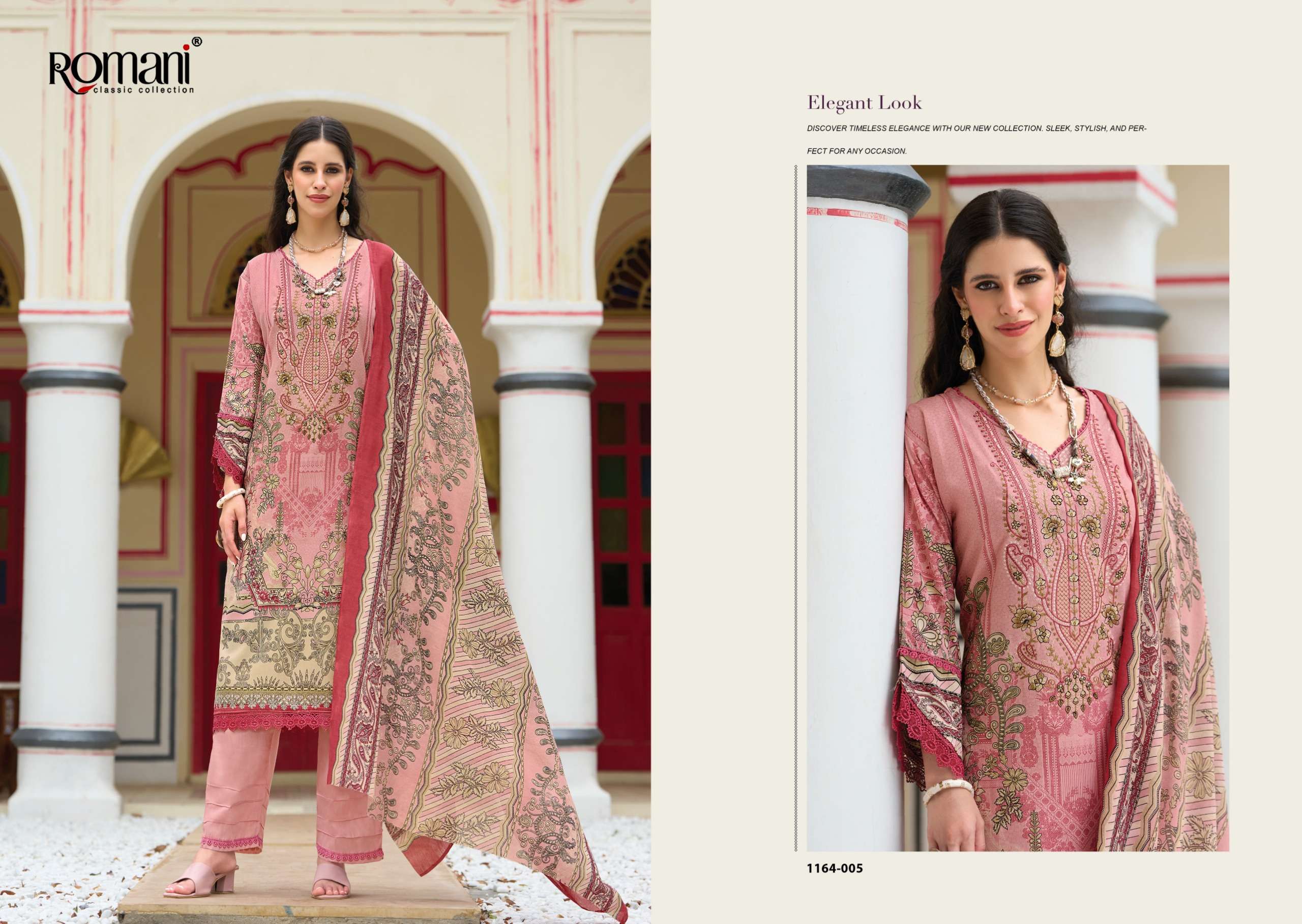 ROMANI AARZU VOL 37 COTTON DIGITAL PRINT WITH FANCY EMBROIDERIES WORK SUIT