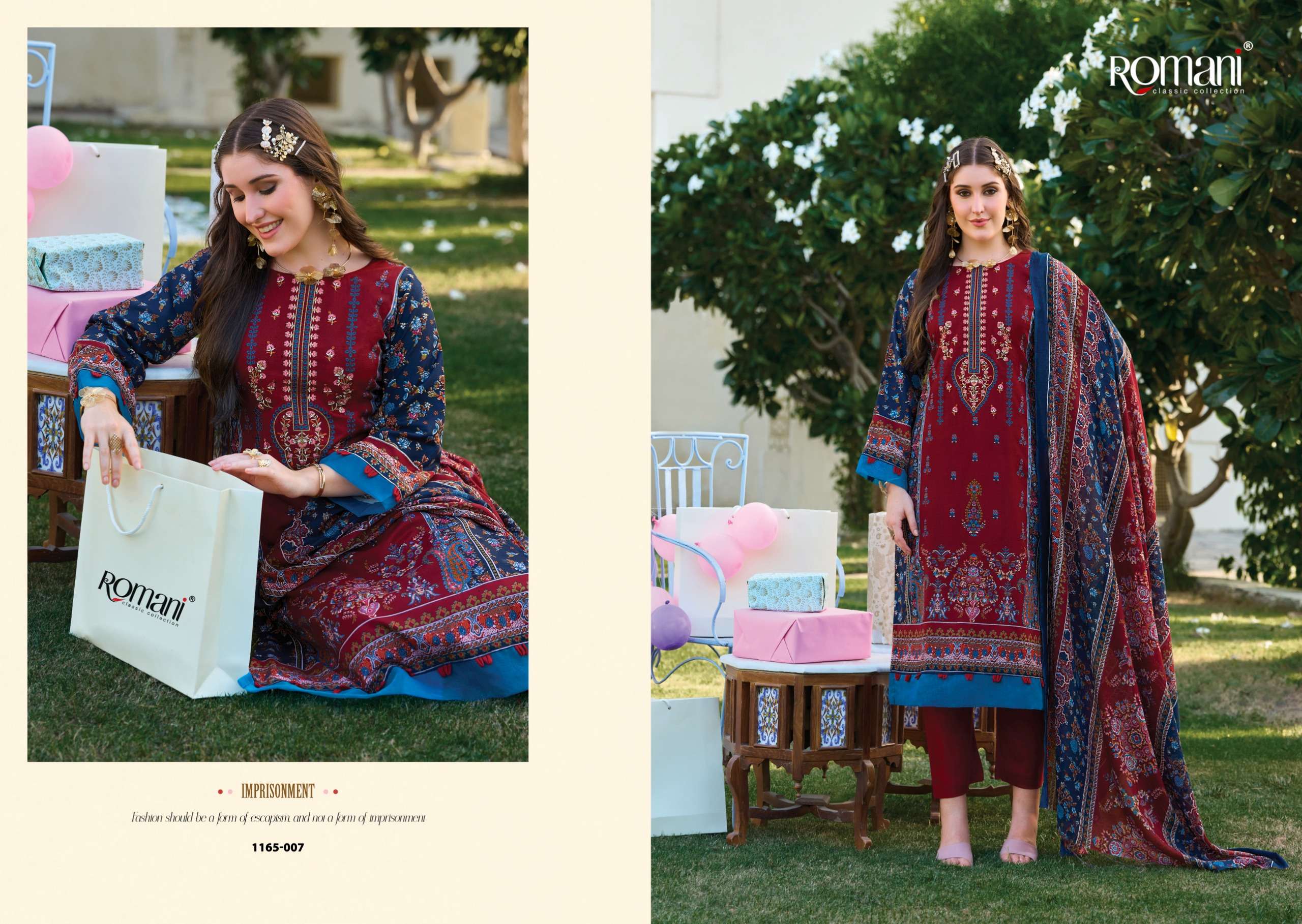 ROMANI BIN KAREEM VOL 7 COTTON DIGITAL STYLE PRINTS SALWAR SUIT