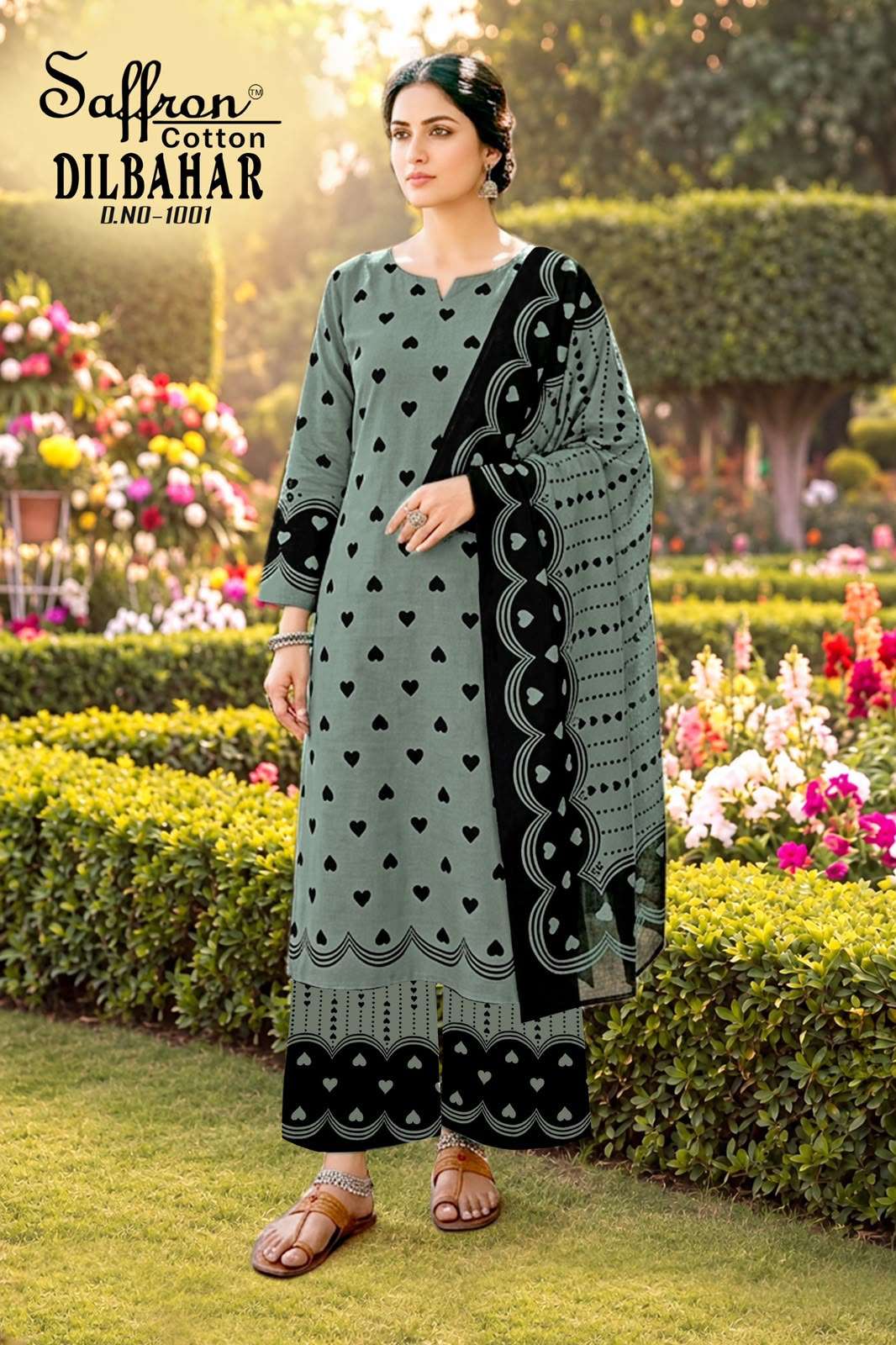 SAFFRON COTTON DILBAHAR COTTON DIGITAL PRINTS SALWAR SUIT