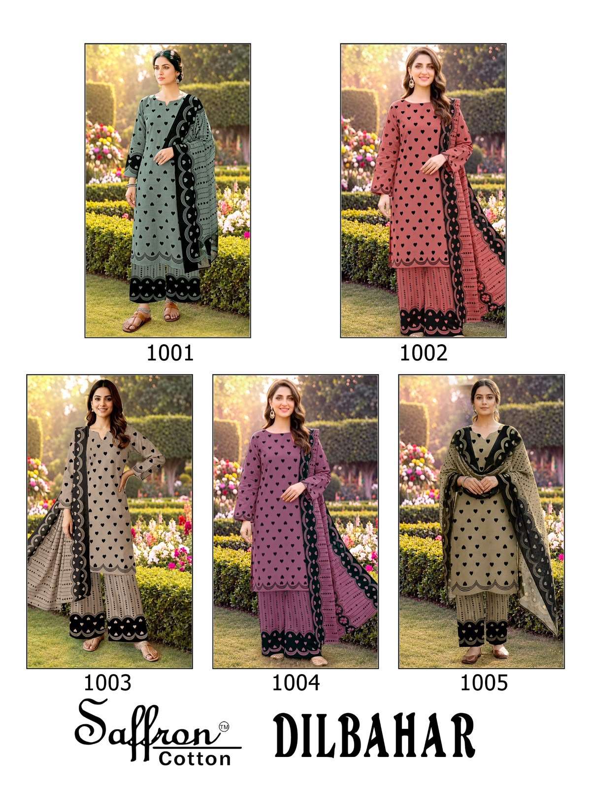 SAFFRON COTTON DILBAHAR COTTON DIGITAL PRINTS SALWAR SUIT
