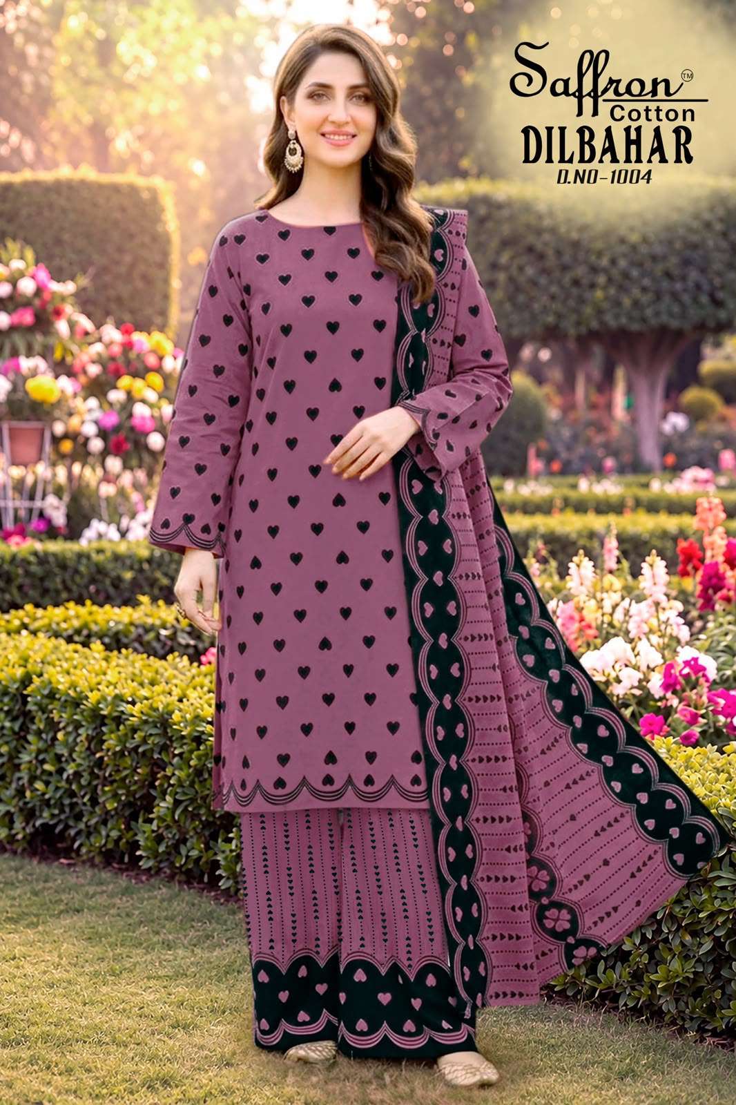 SAFFRON COTTON DILBAHAR COTTON DIGITAL PRINTS SALWAR SUIT