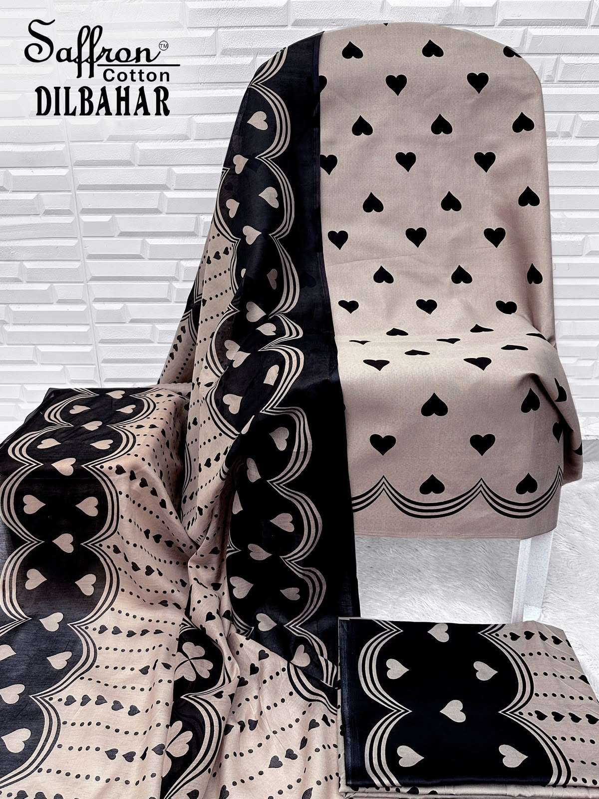 SAFFRON COTTON DILBAHAR COTTON DIGITAL PRINTS SALWAR SUIT