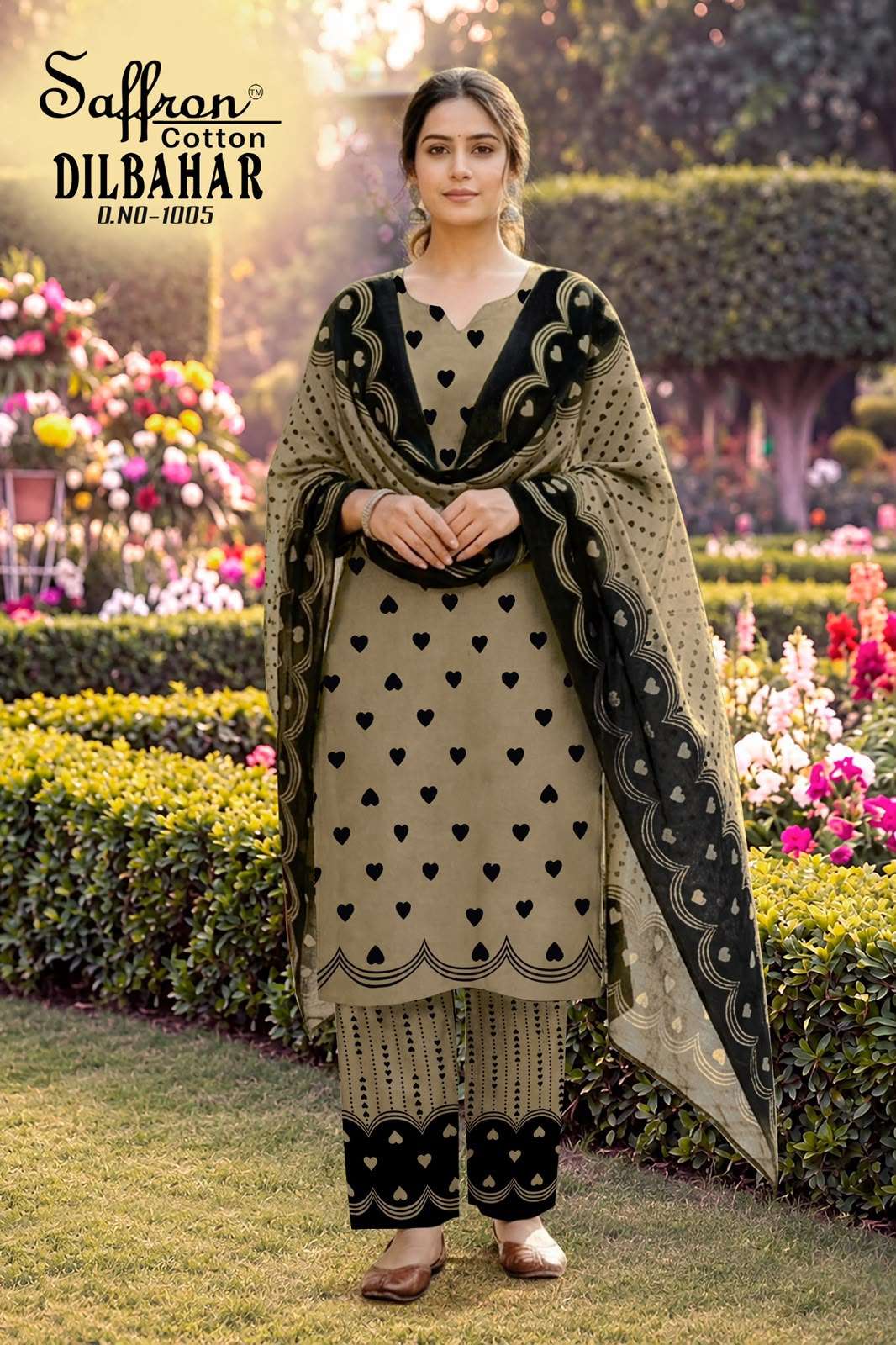 SAFFRON COTTON DILBAHAR COTTON DIGITAL PRINTS SALWAR SUIT