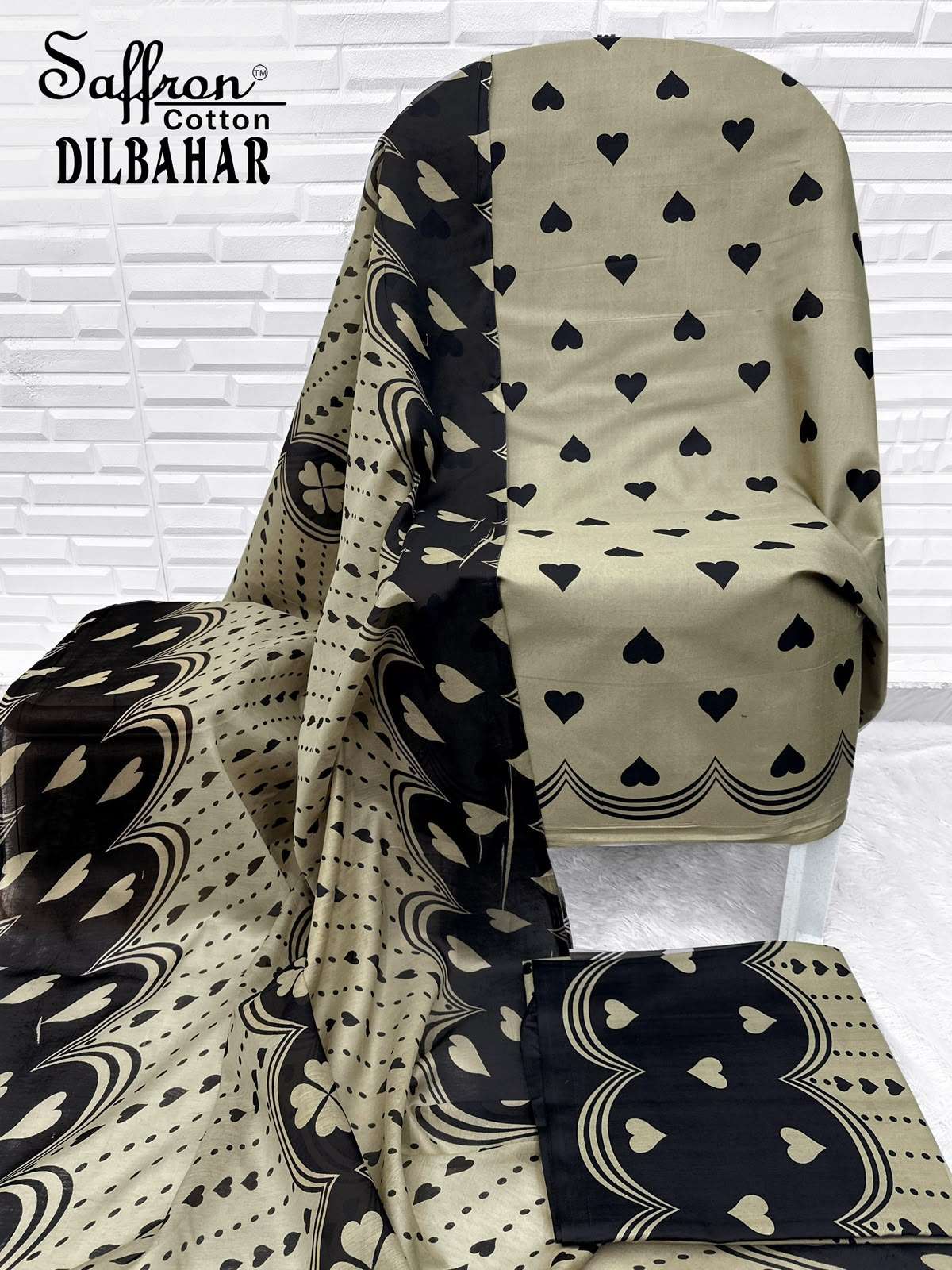 SAFFRON COTTON DILBAHAR COTTON DIGITAL PRINTS SALWAR SUIT