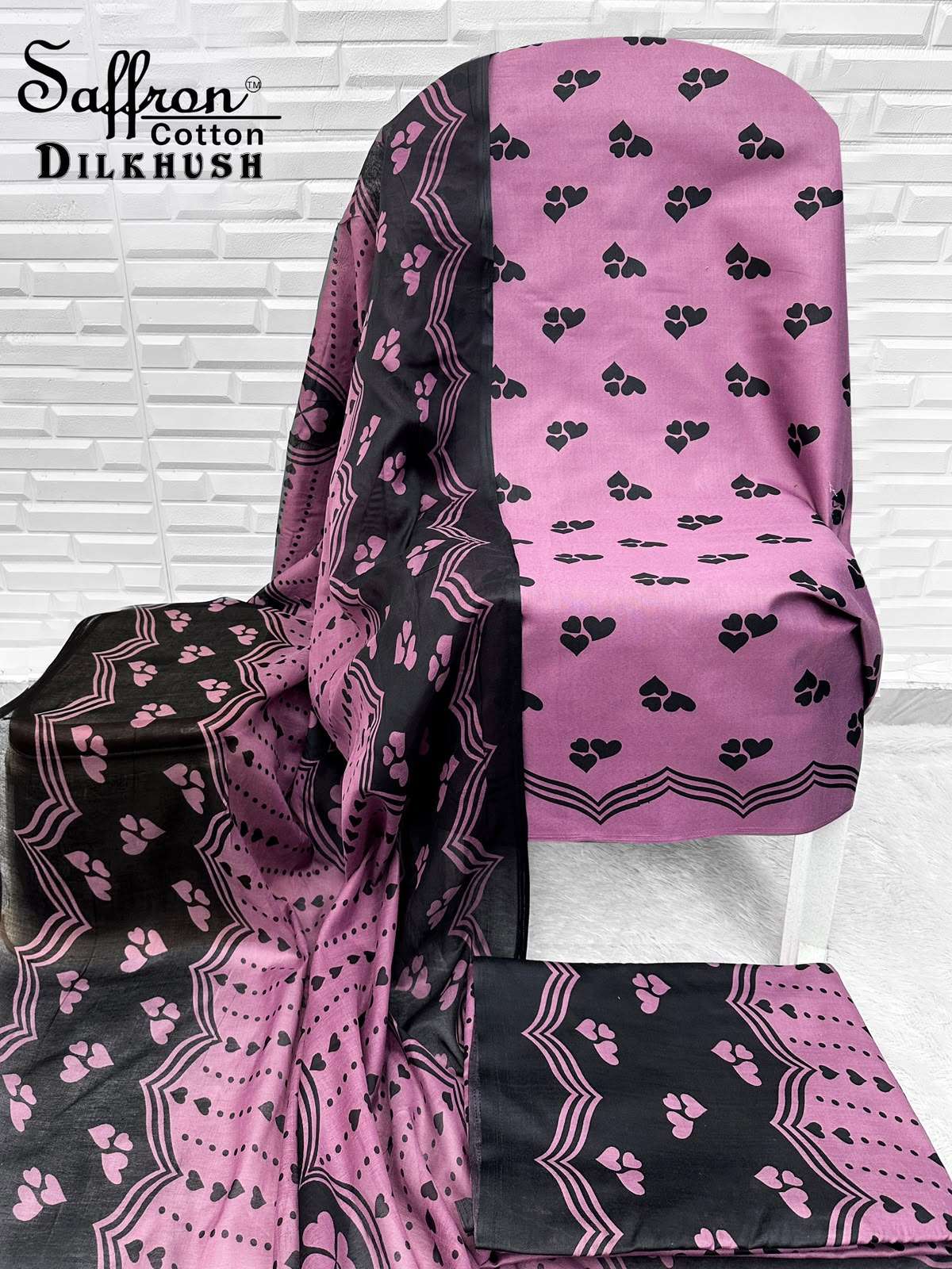 SAFFRON COTTON DILKHUSH COTTON DIGITAL STYLE PRINTS SALWAR SUIT