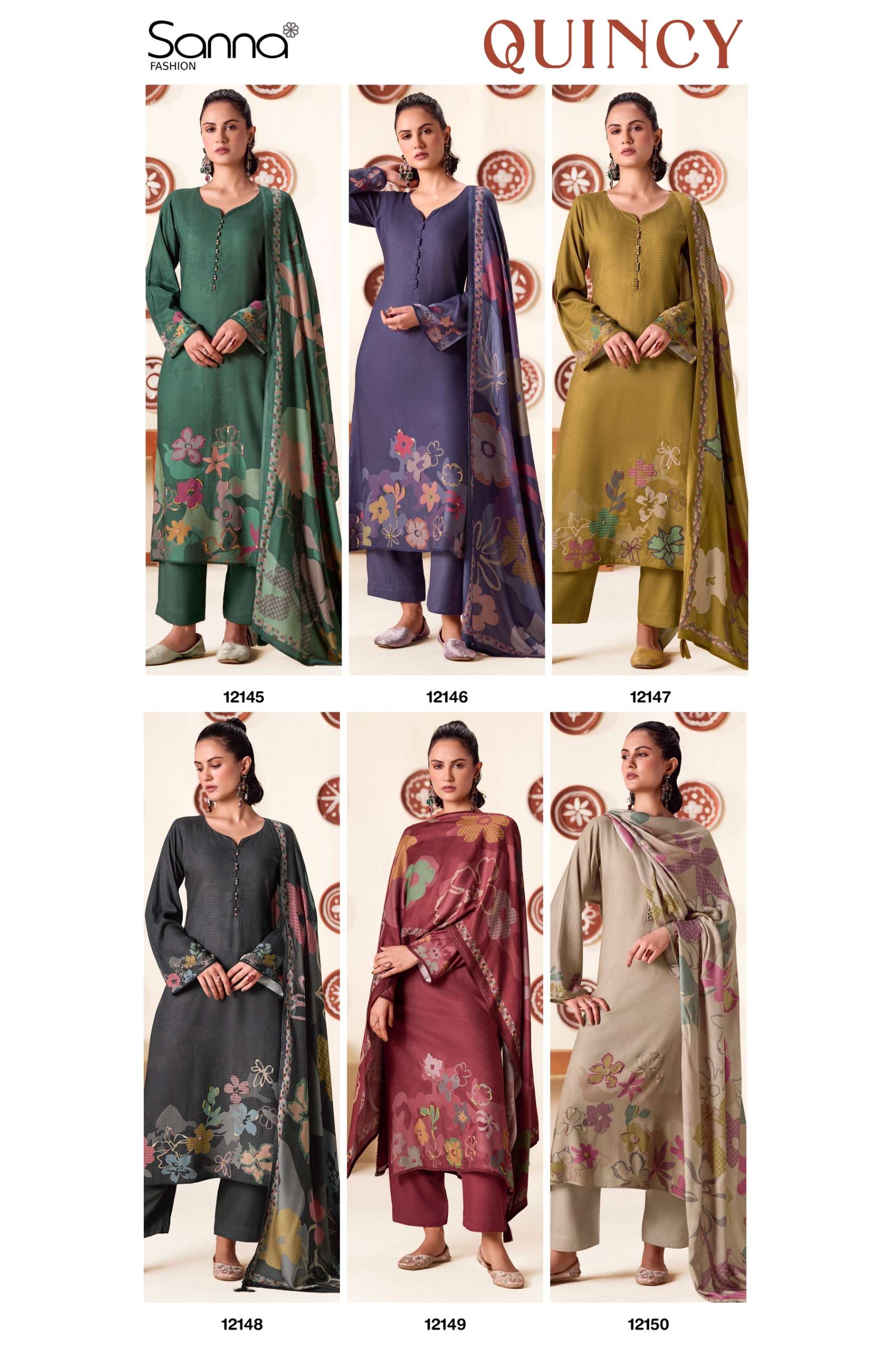 SANNA FASHION QUINCY PASHMINA DIGITAL PRINT WITH FANCY WORK SUIT