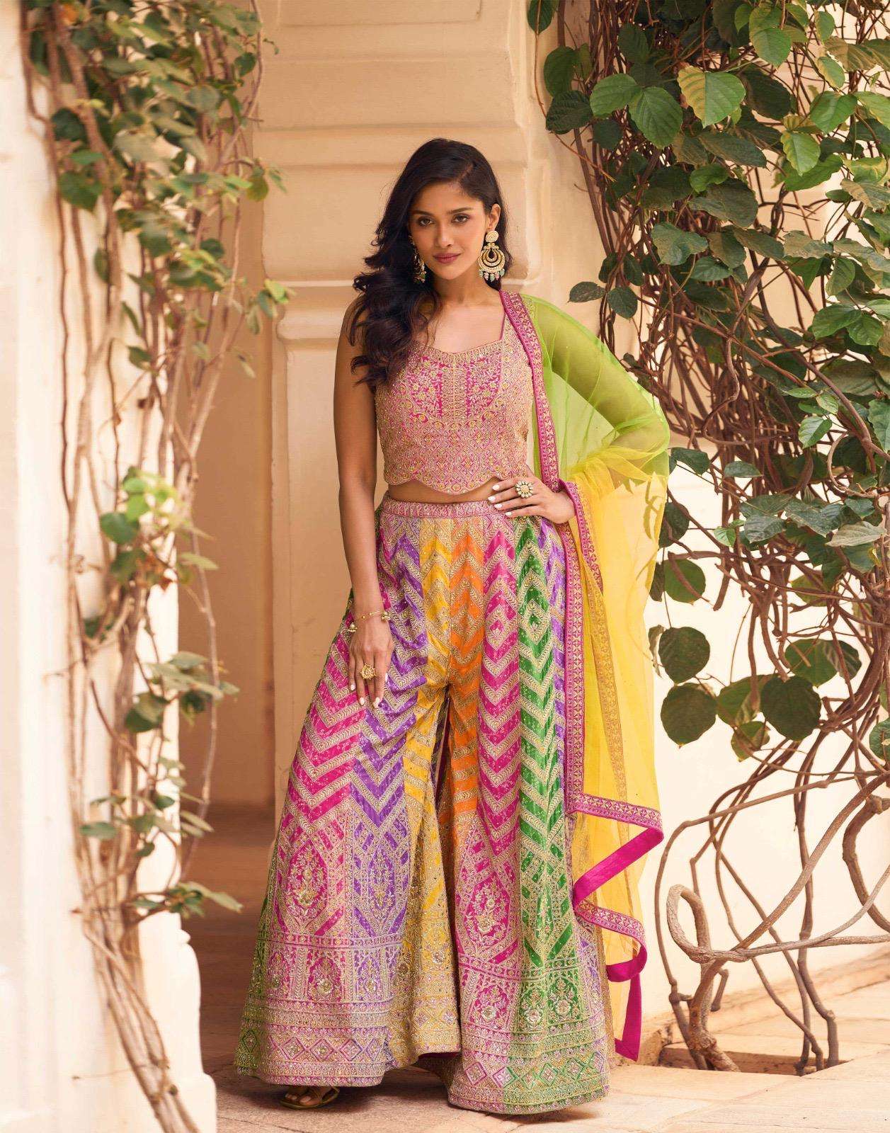 SAYURI DESIGNER MUSKAN SILK HEAVY WEDDING FUNCTION WEAR LADIES DRESS