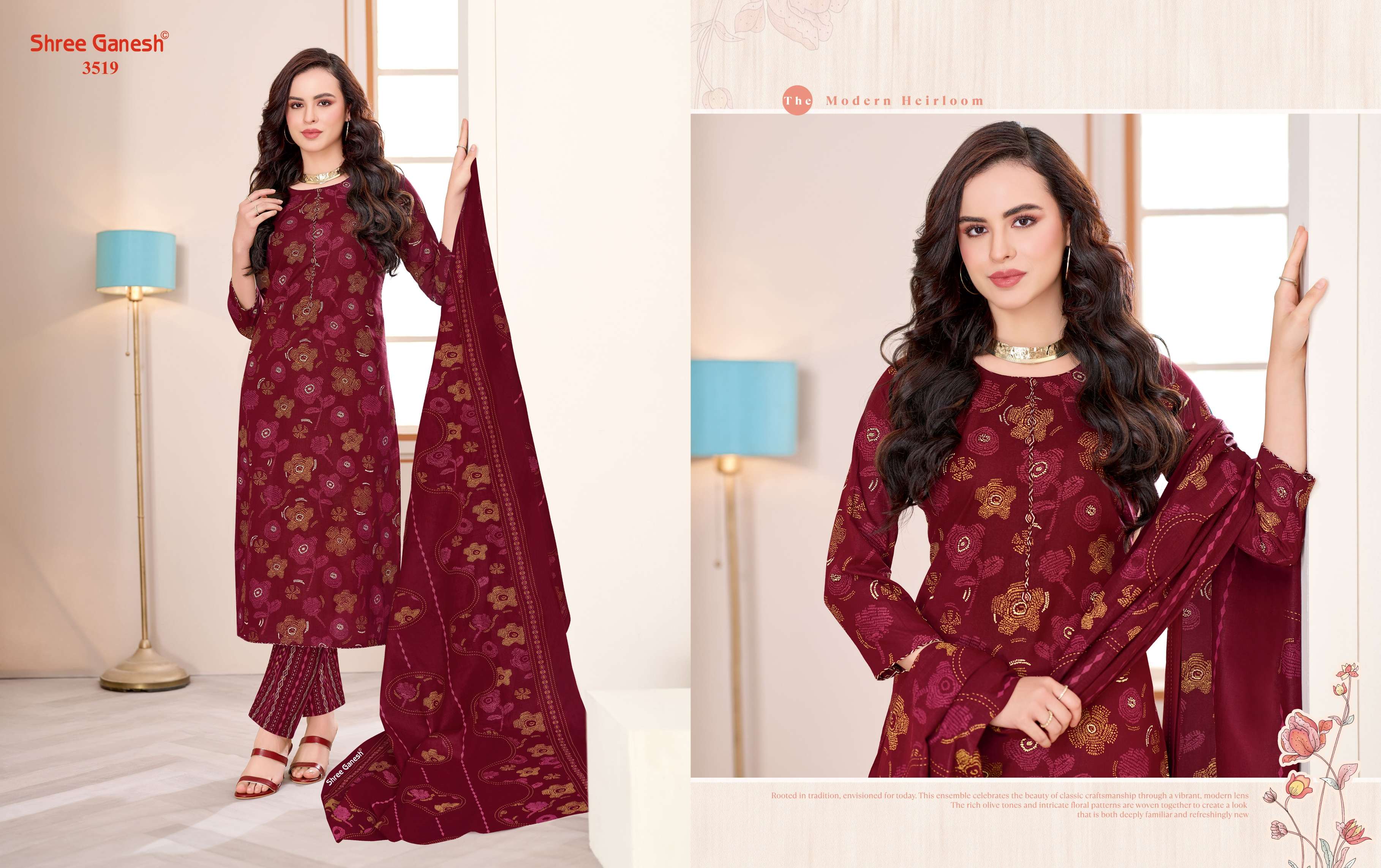 SHREE GANESH SAMAIYRA VOL 25 COTTON PRINTED LADIES SALWAR SUIT 