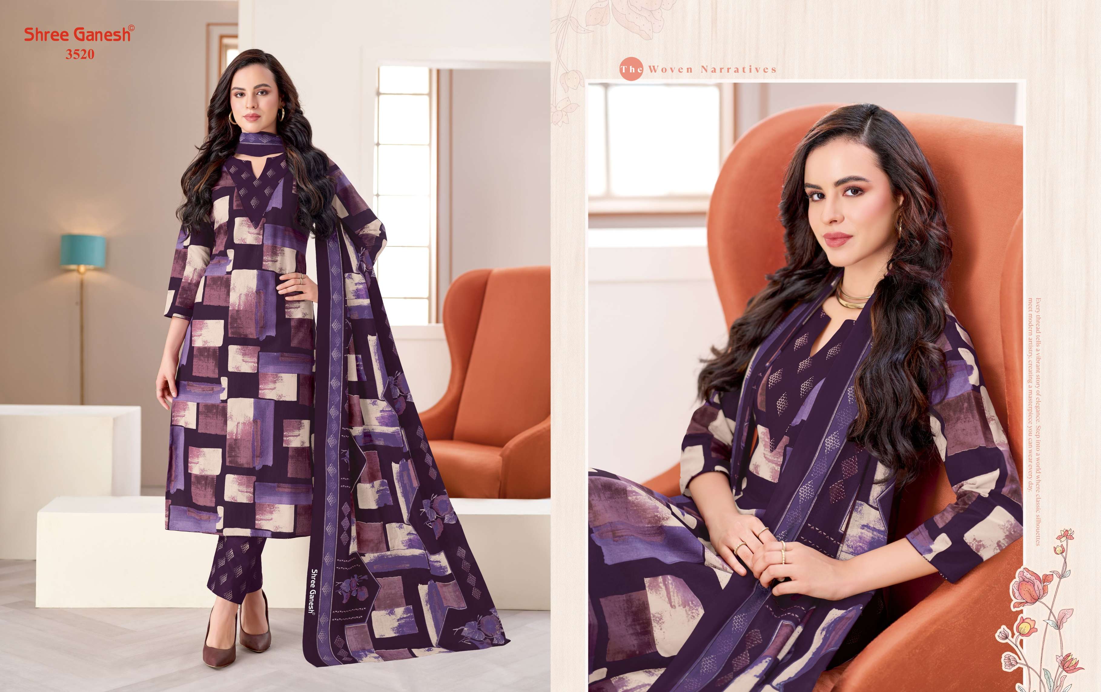 SHREE GANESH SAMAIYRA VOL 25 COTTON PRINTED LADIES SALWAR SUIT 