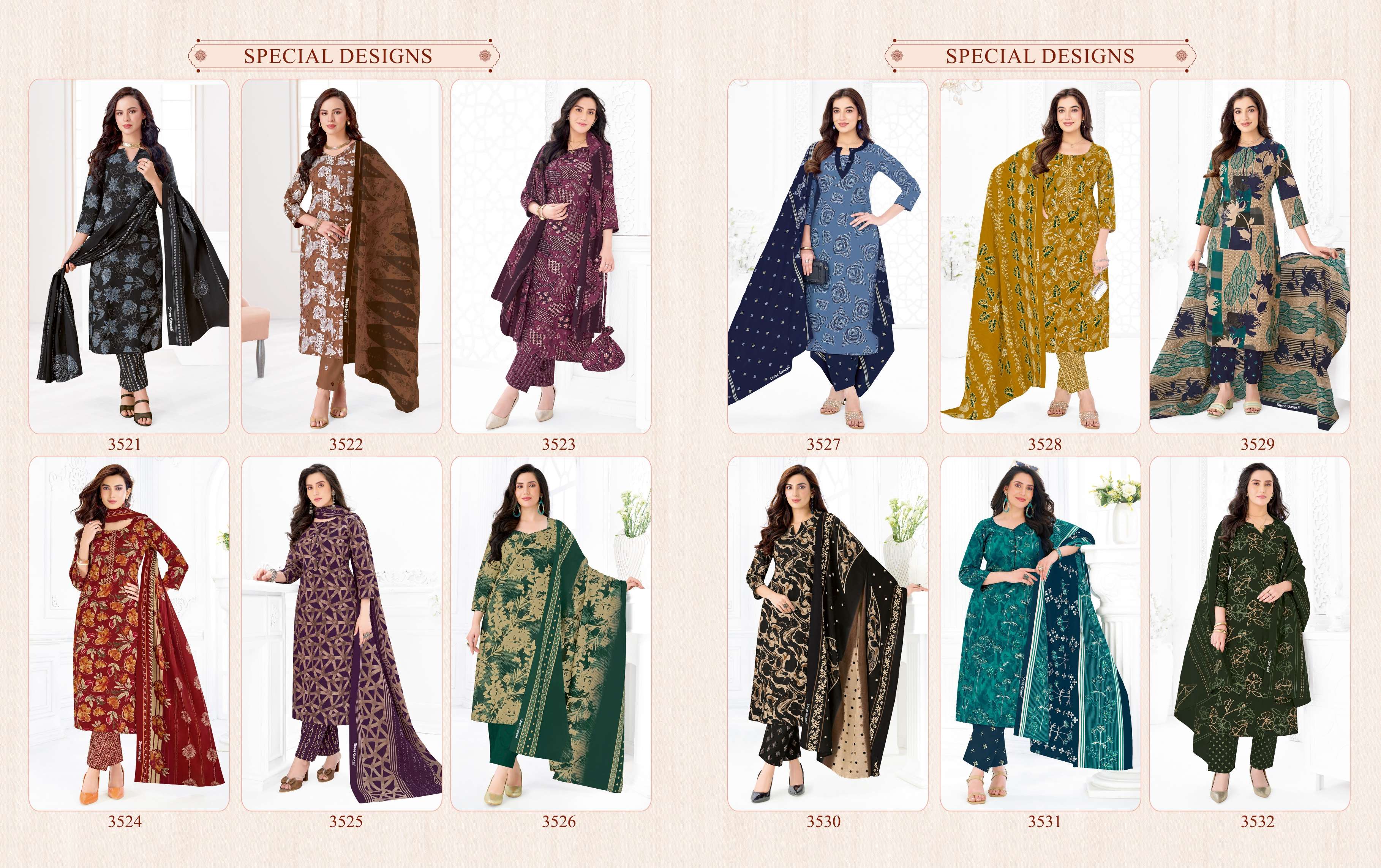 SHREE GANESH SAMAIYRA VOL 25 COTTON PRINTED LADIES SALWAR SUIT 