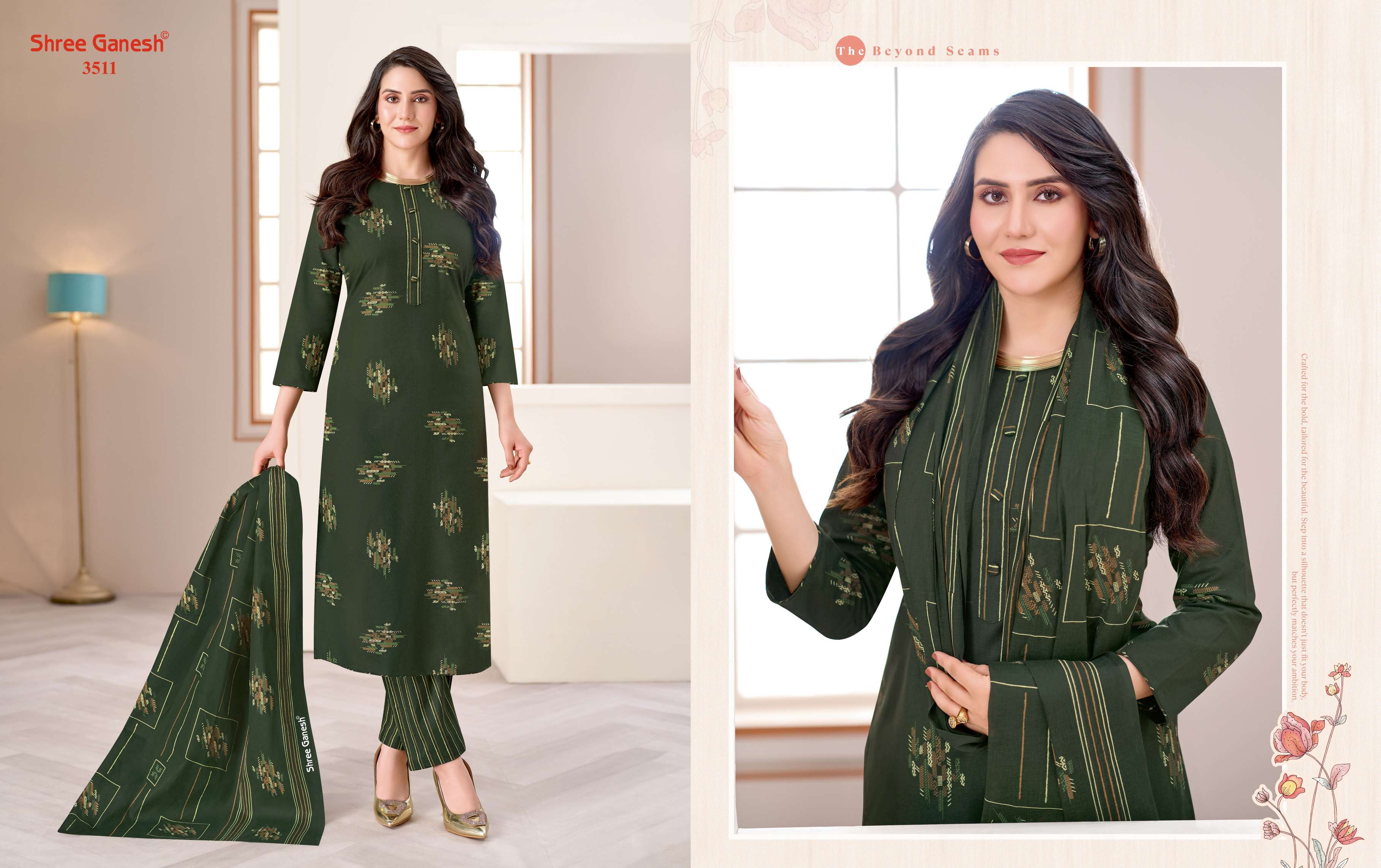 SHREE GANESH SAMAIYRA VOL 25 COTTON PRINTED LADIES SALWAR SUIT 