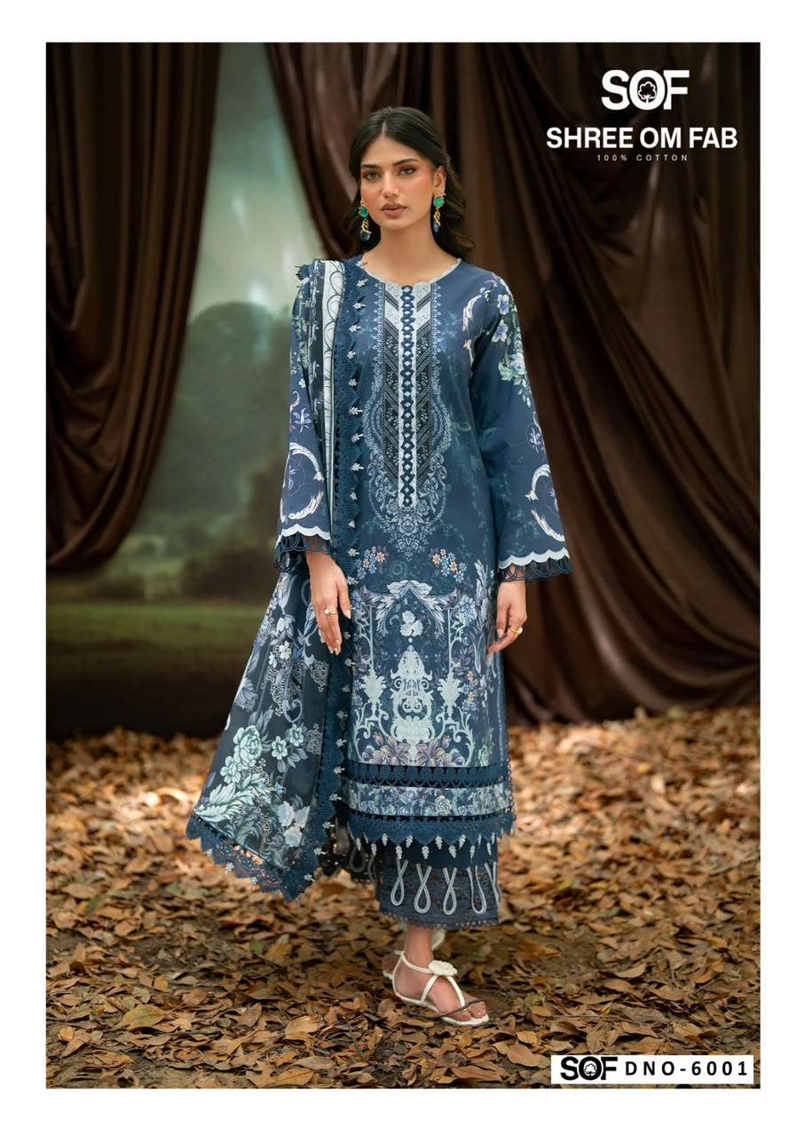 SHREE OM FAB ASIM JOFA VOL 6 COTTON DIGITAL PRINT SALWAR SUIT